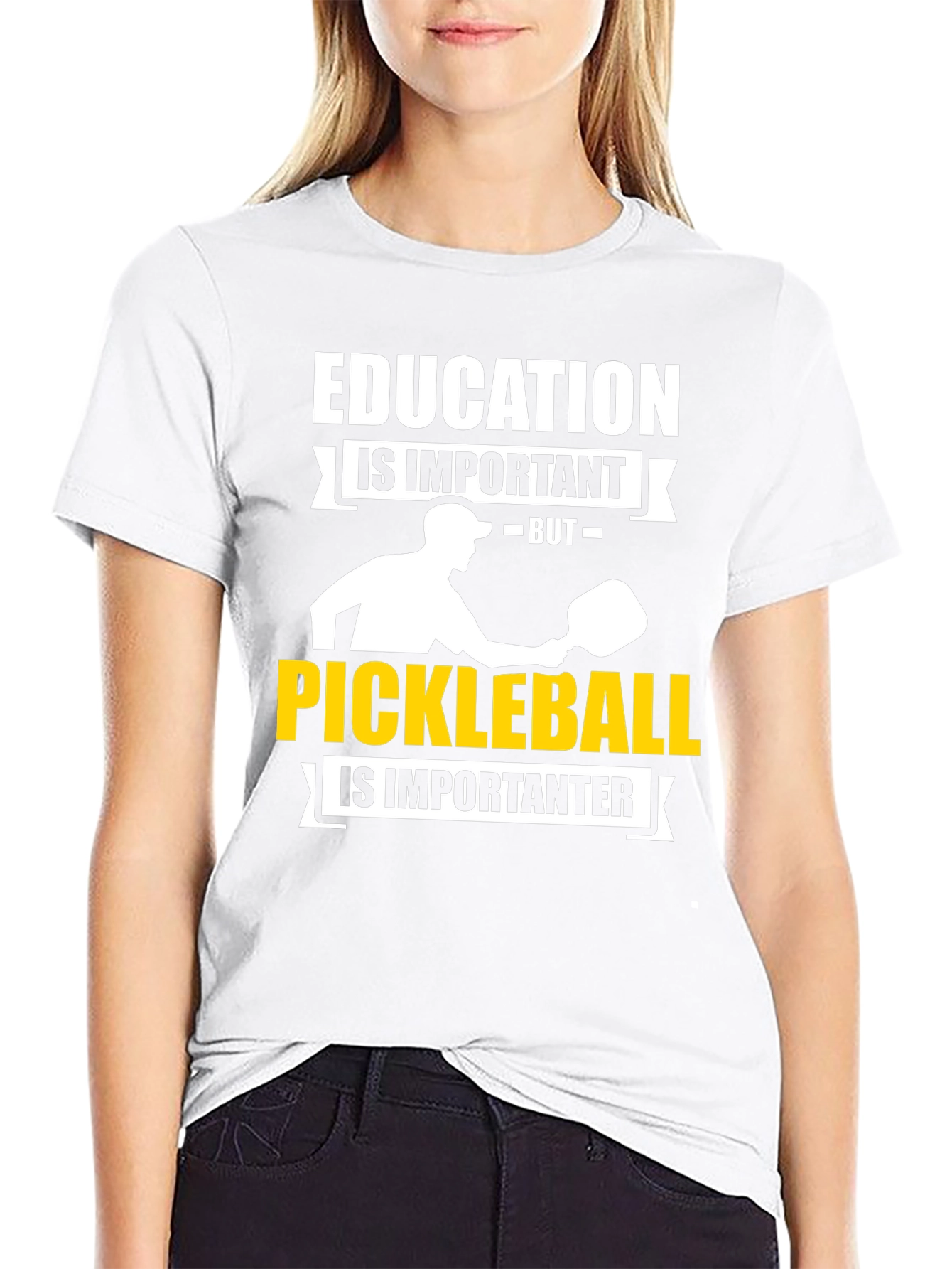 Education vs Pickleball T-Shirt: Sporty & Fun!