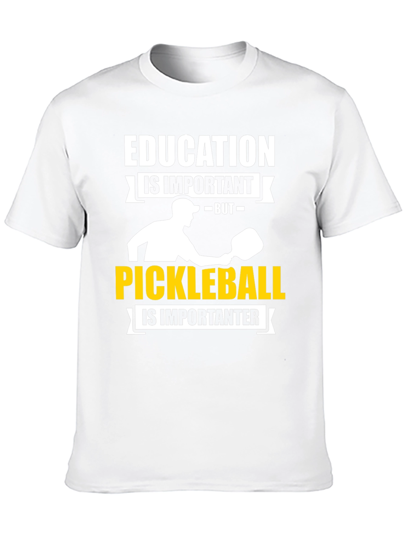 Education vs Pickleball T-Shirt: Sporty & Fun!