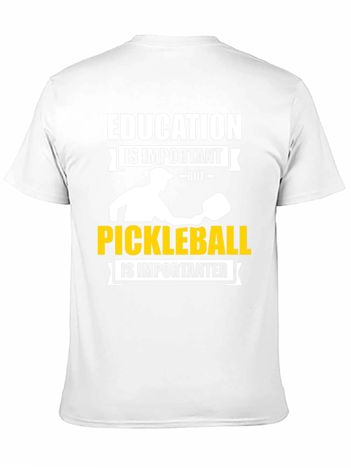 Education vs Pickleball T-Shirt: Sporty & Fun!