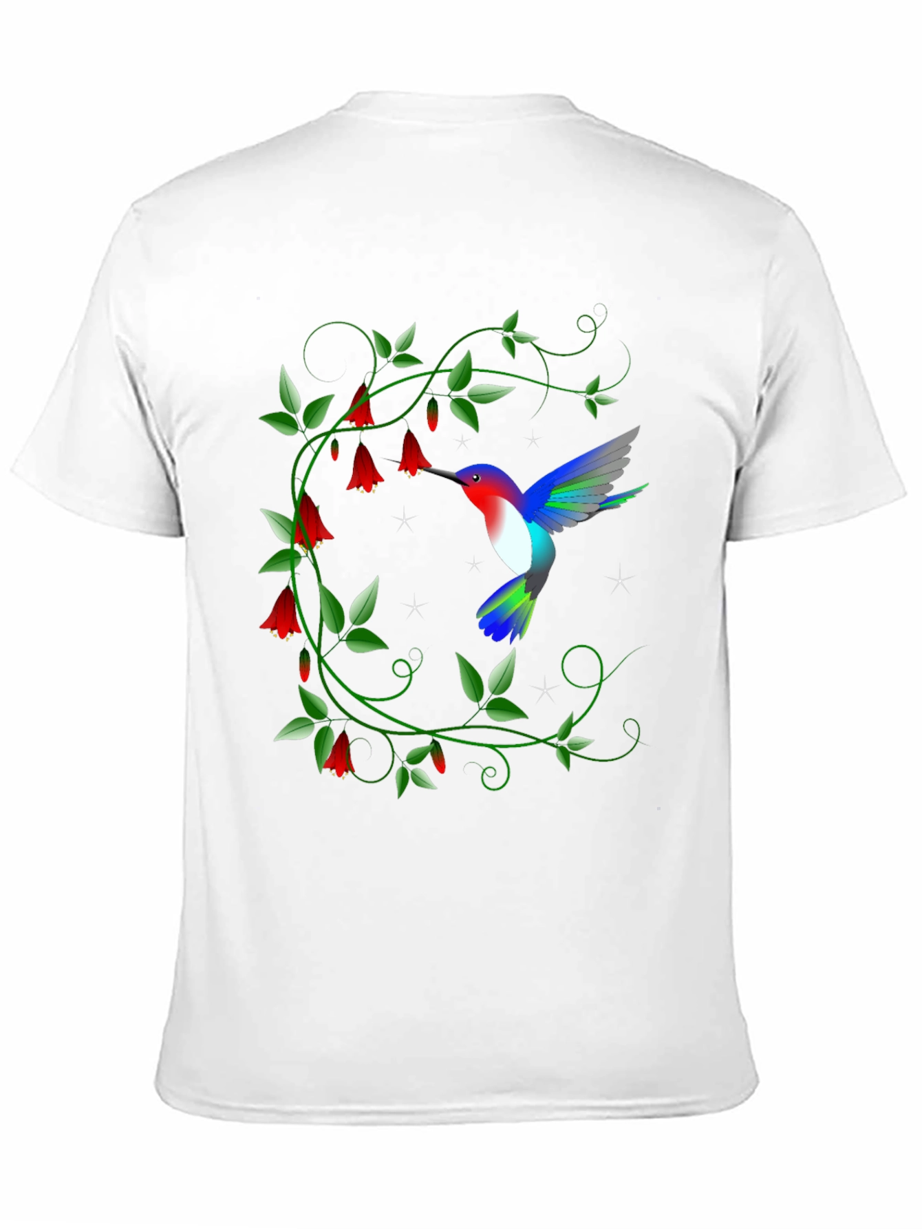 Hummingbird Floral Graphic Tee