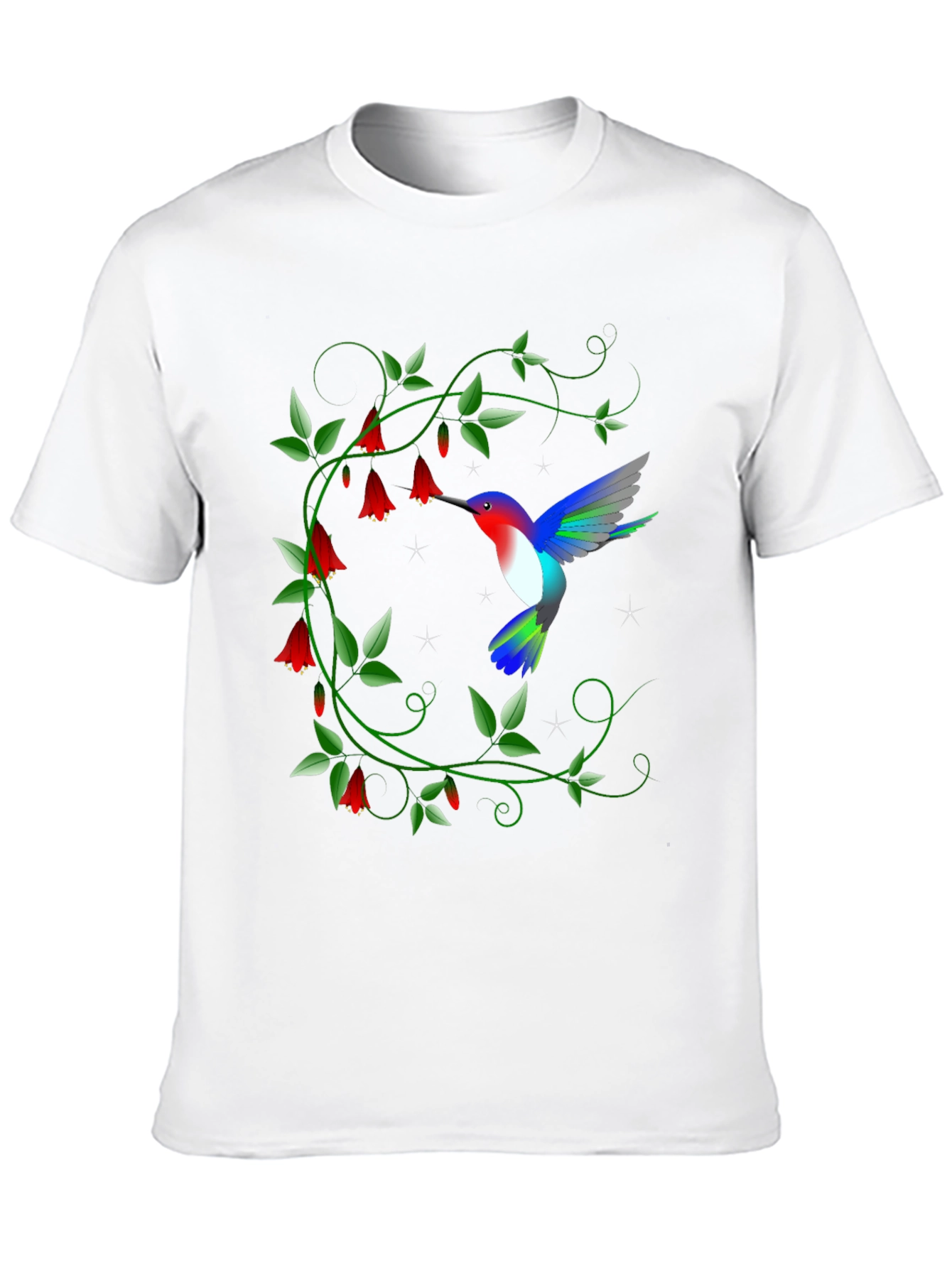 Hummingbird Floral Graphic Tee