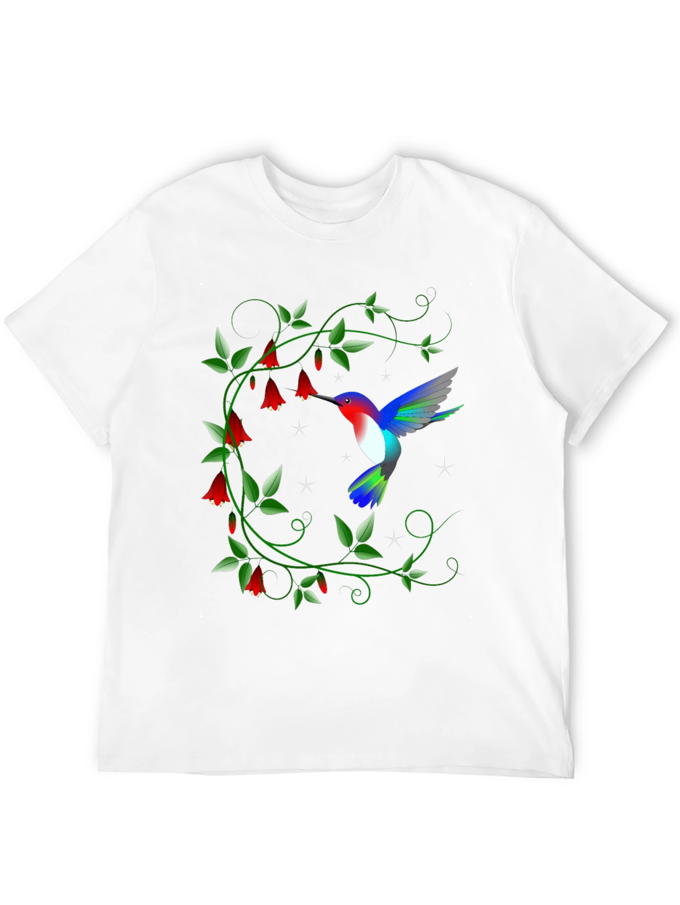 Hummingbird Floral Graphic Tee