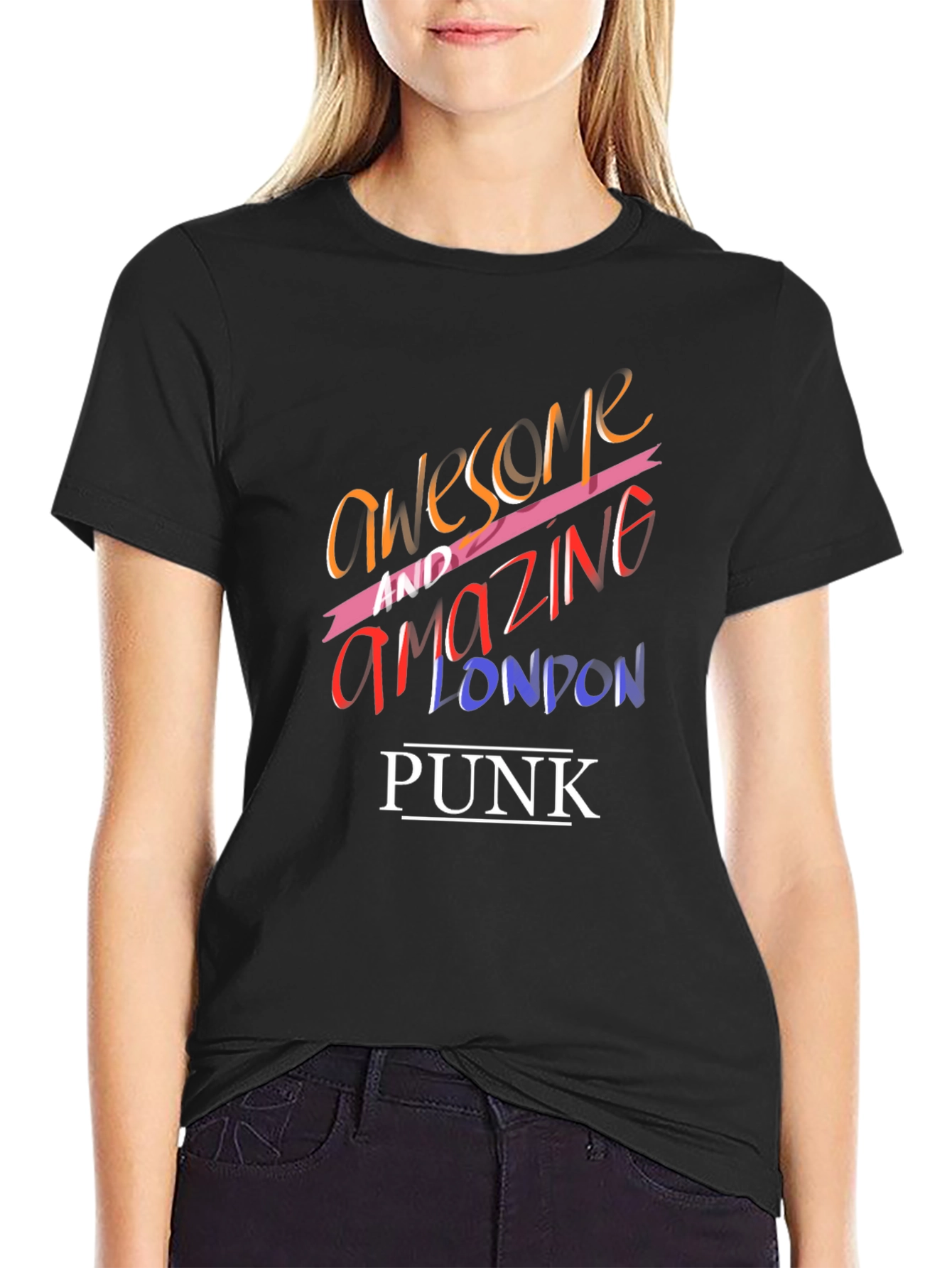Awesome & Amazing London Punk Graphic Tee