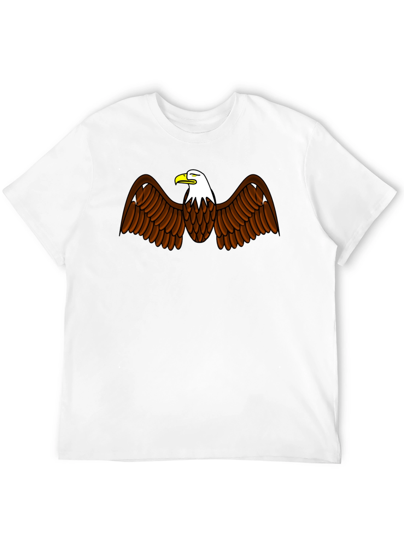 Bald Eagle Graphic Black T-Shirt