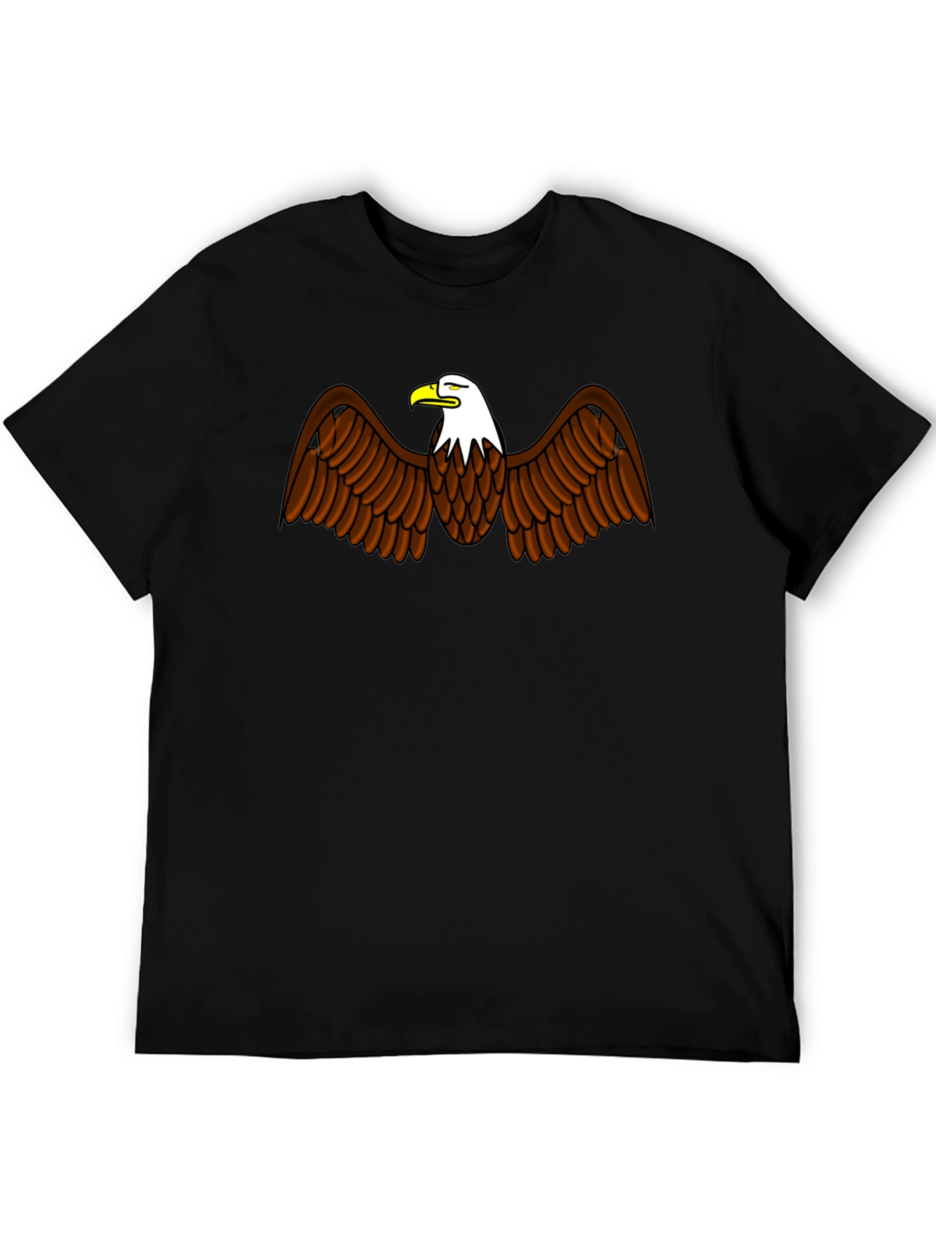 Bald Eagle Graphic Black T-Shirt