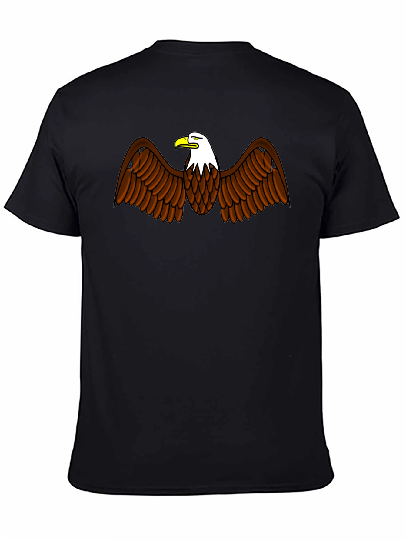 Bald Eagle Graphic Black T-Shirt
