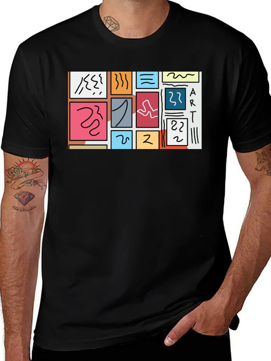 Abstract Art T-Shirt Modern Graphic Tee