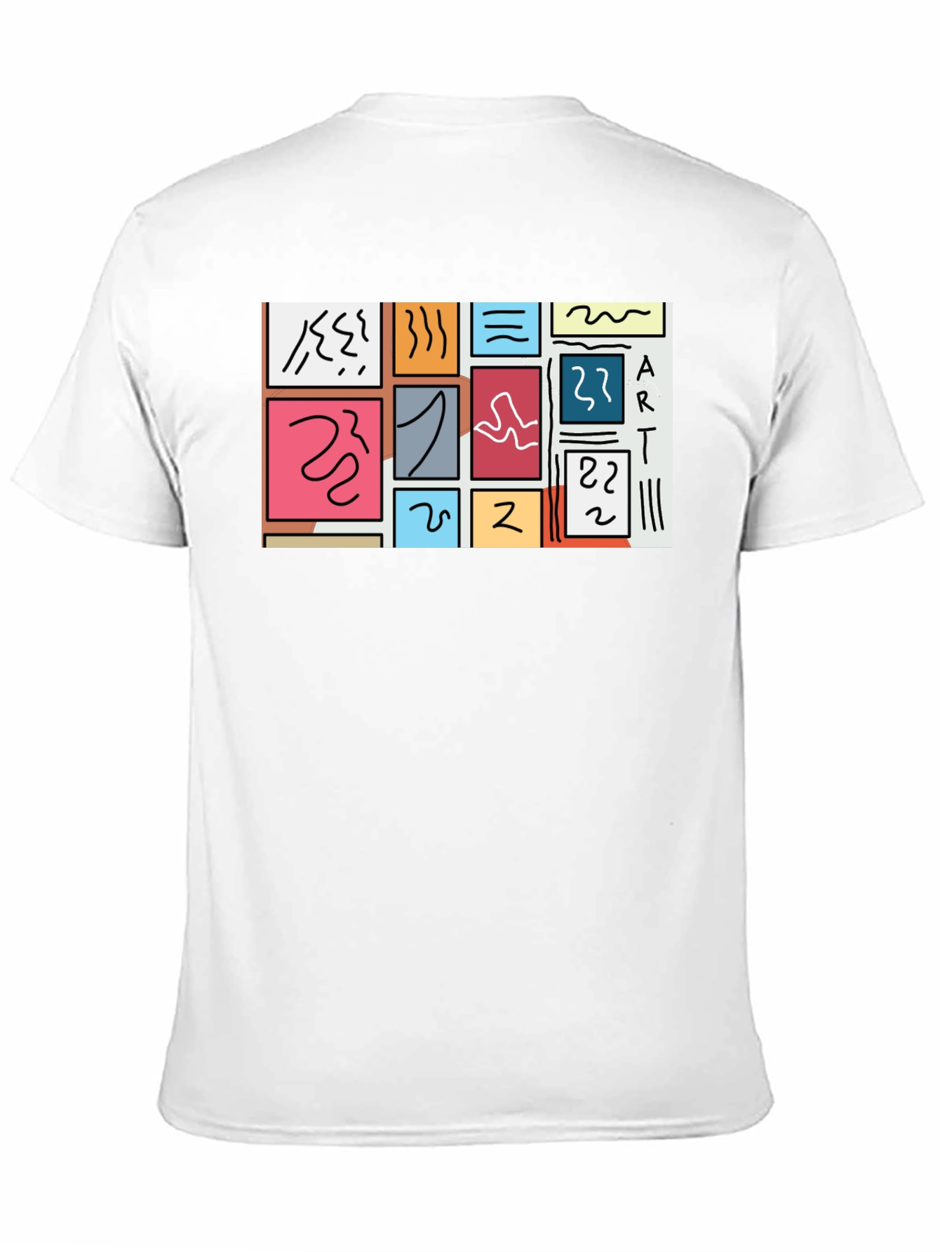 Abstract Art T-Shirt Modern Graphic Tee