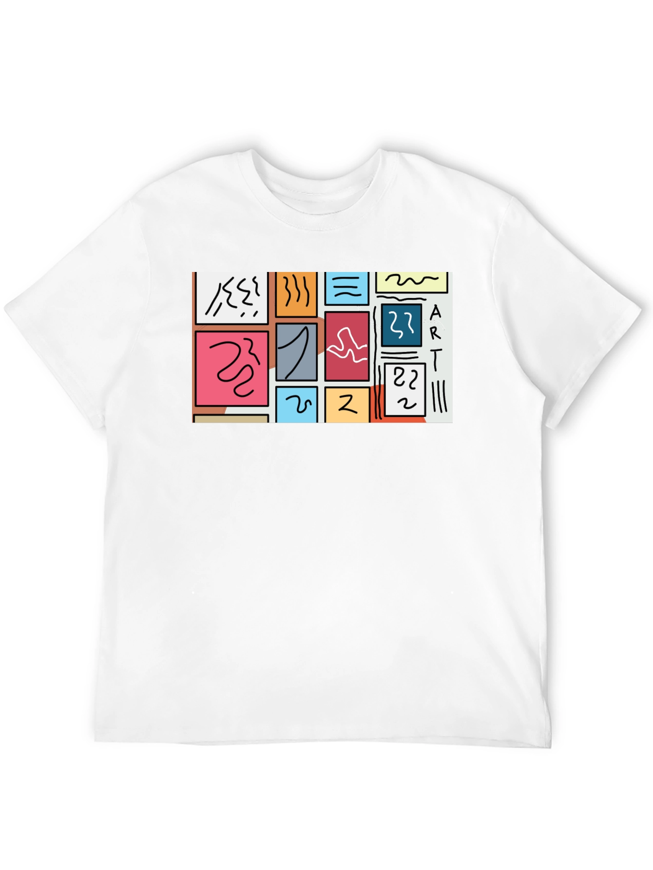 Abstract Art T-Shirt Modern Graphic Tee