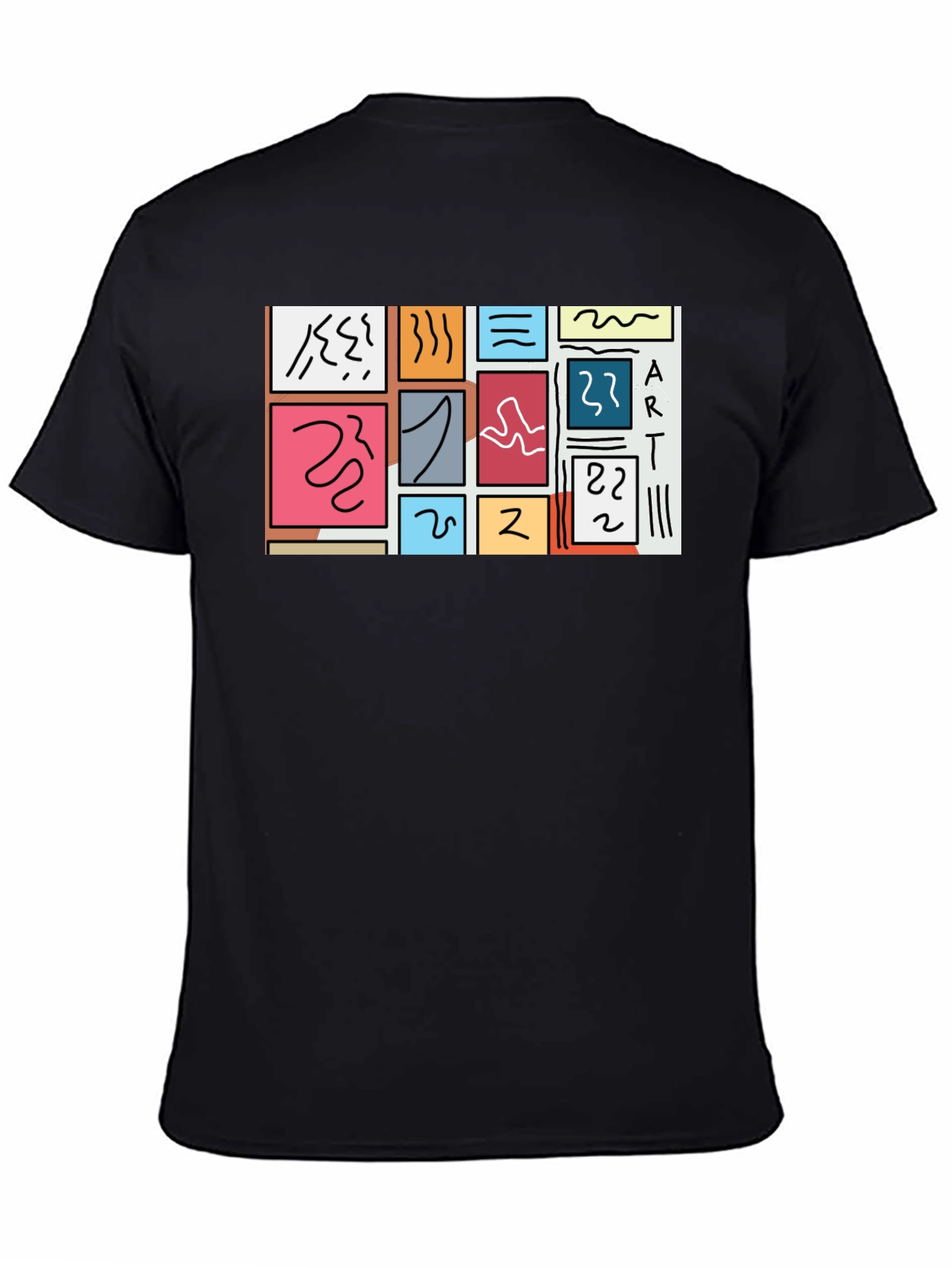 Abstract Art T-Shirt Modern Graphic Tee
