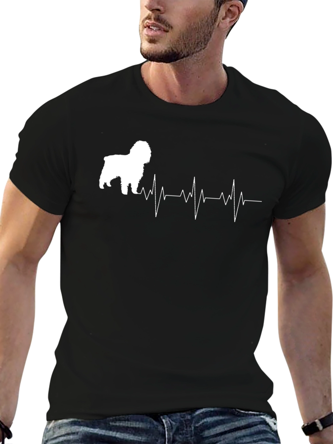 Dog Breed Heartbeat Graphic Tee