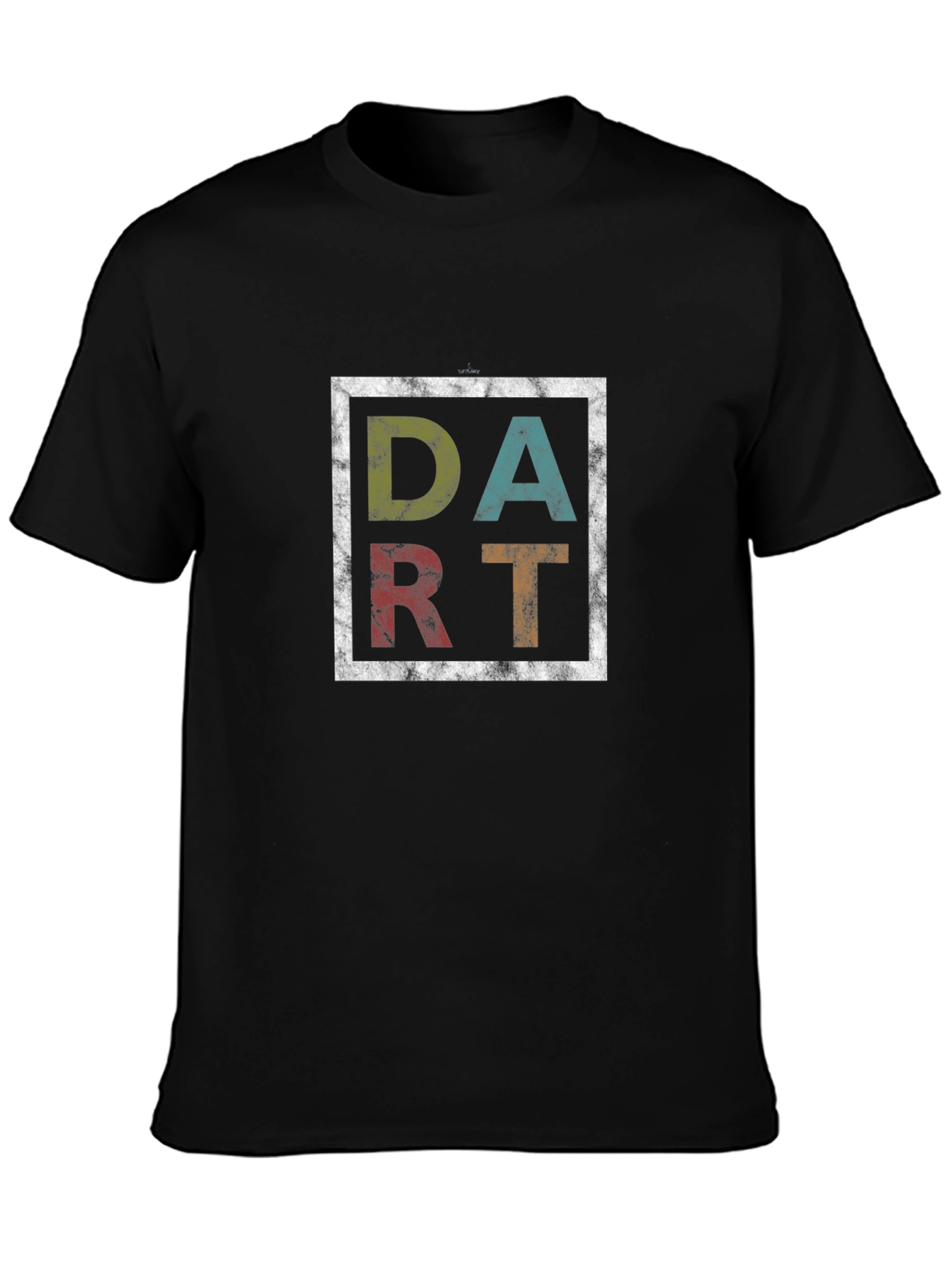DART Graphic Tee - Retro Style Black T-Shirt