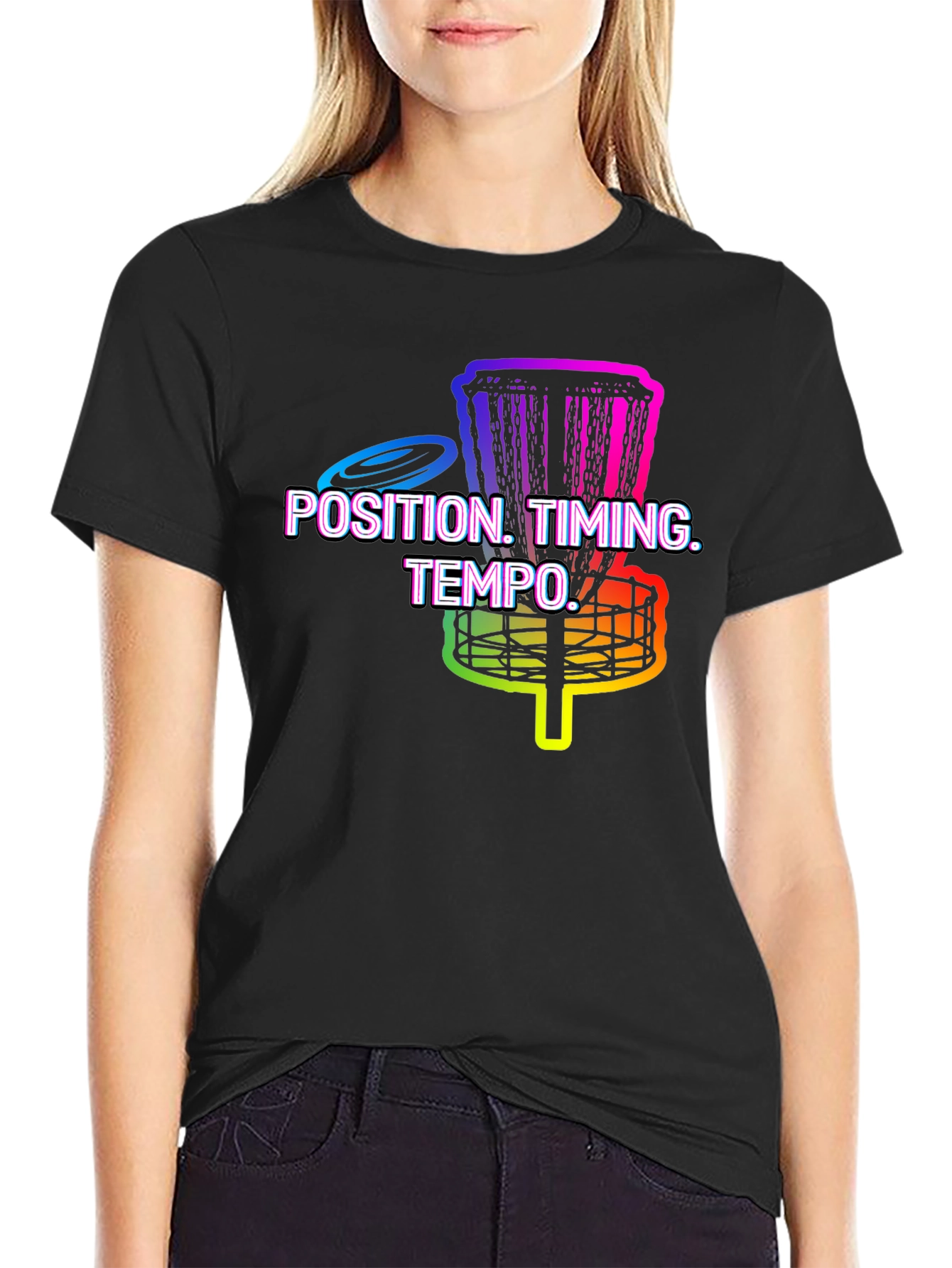 Position Timing Tempo Disc Golf T-Shirt