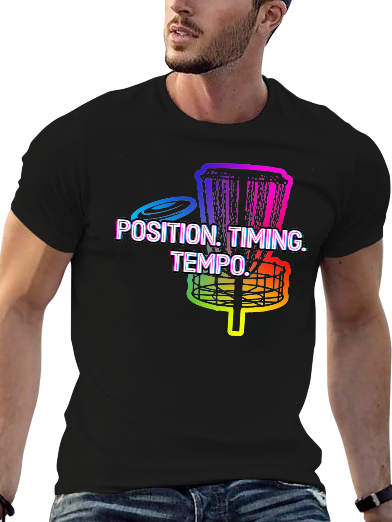 Position Timing Tempo Disc Golf T-Shirt