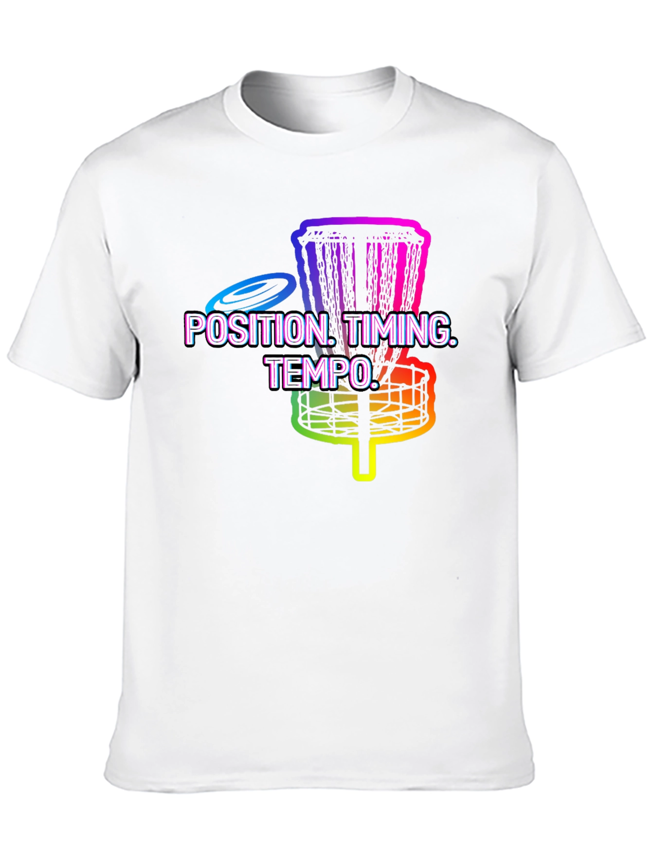 Position Timing Tempo Disc Golf T-Shirt