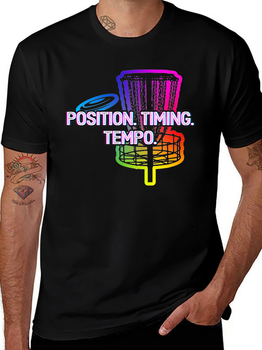 Position Timing Tempo Disc Golf T-Shirt