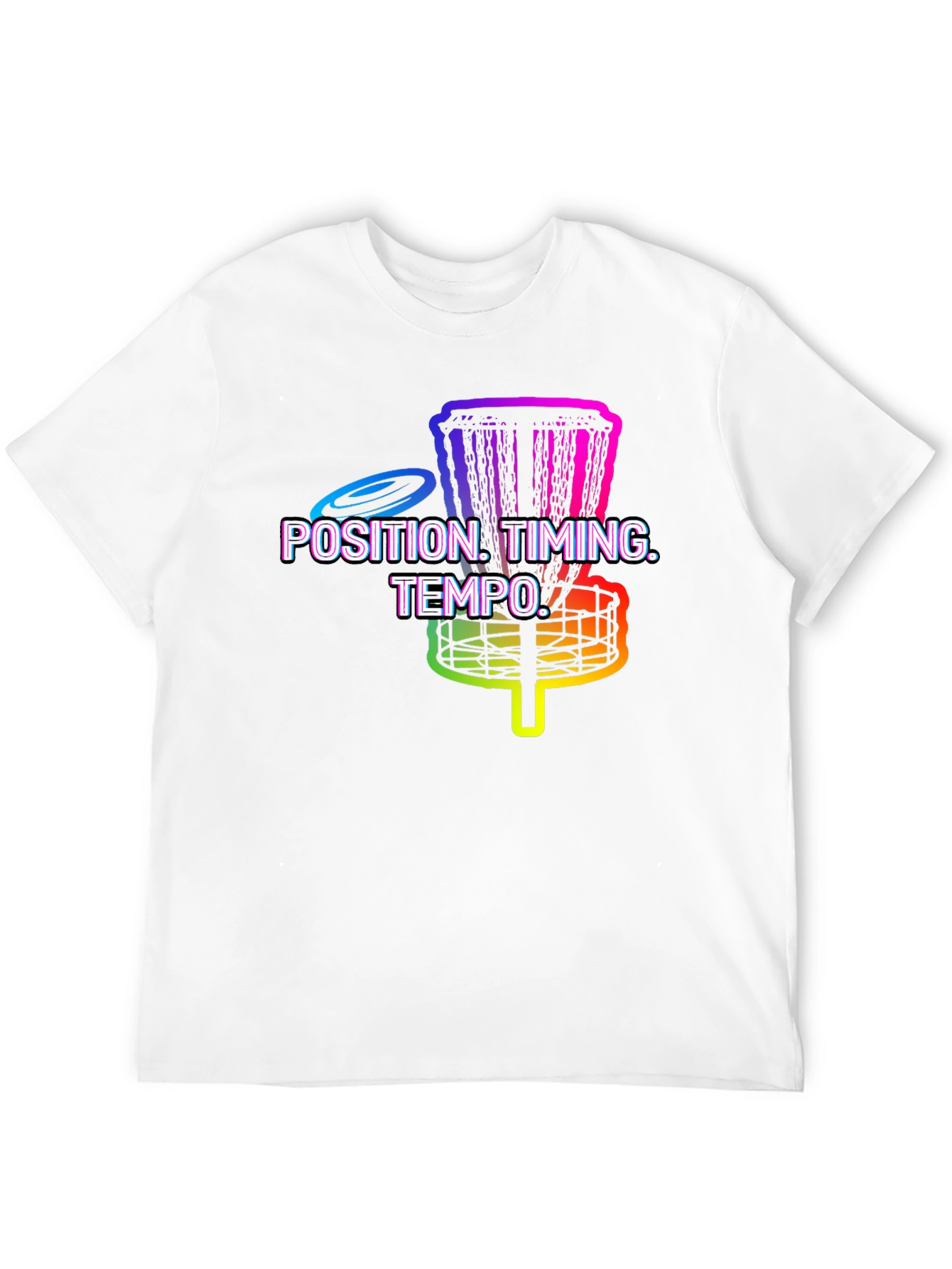 Position Timing Tempo Disc Golf T-Shirt