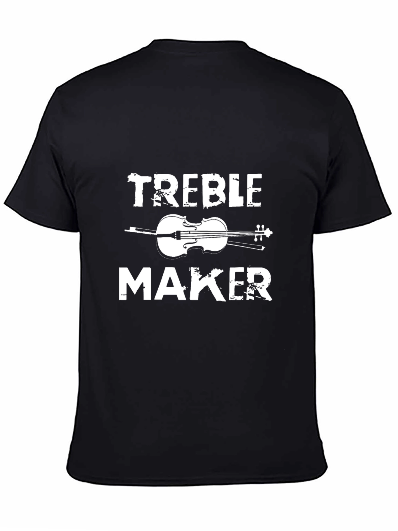 Treble Maker Black T-Shirt Music Humor