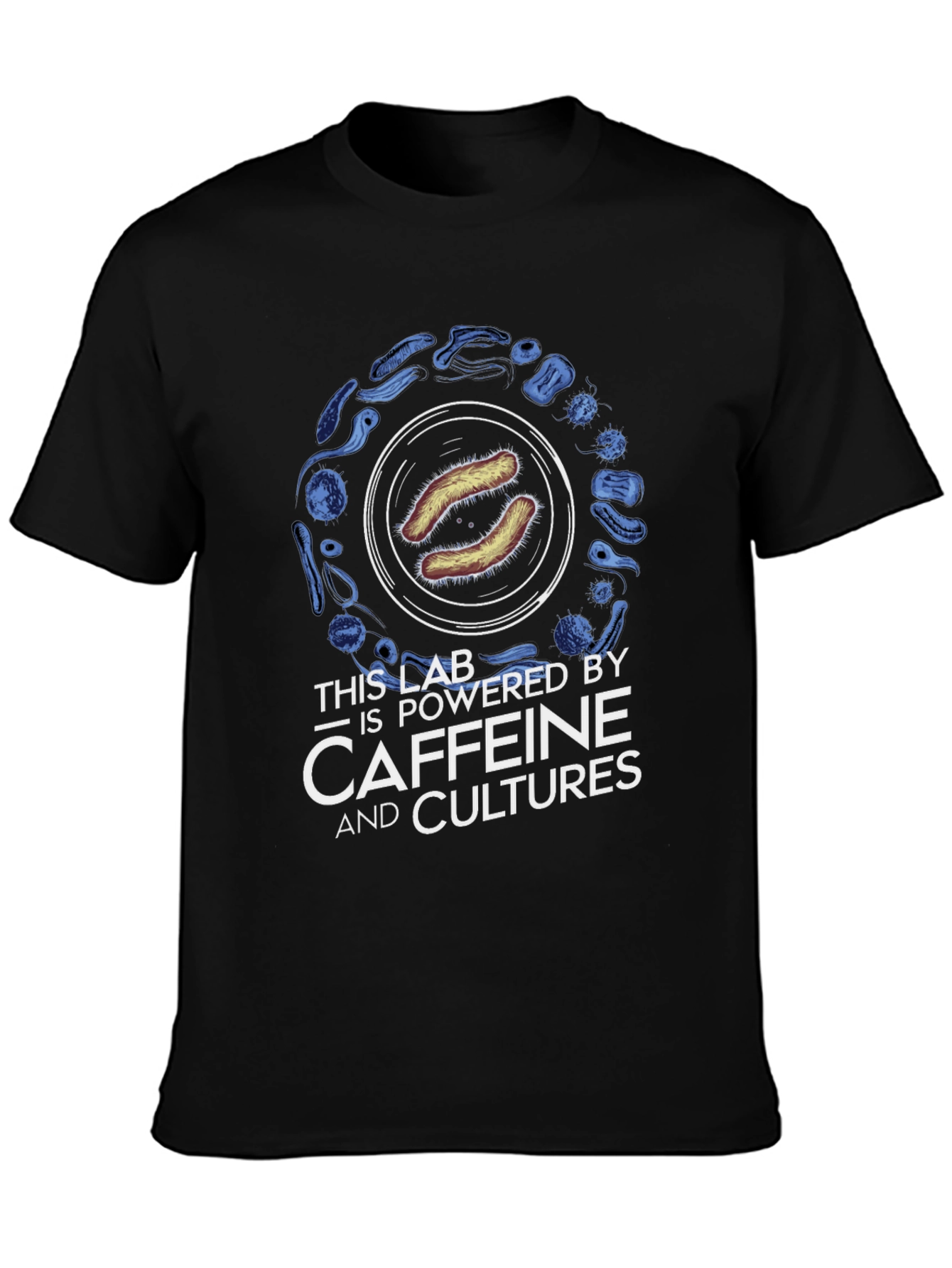 Caffeine & Cultures Science T-Shirt