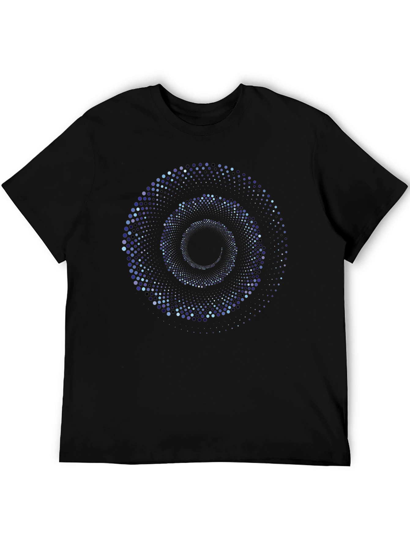 Abstract Spiral Dot Matrix Graphic Tee