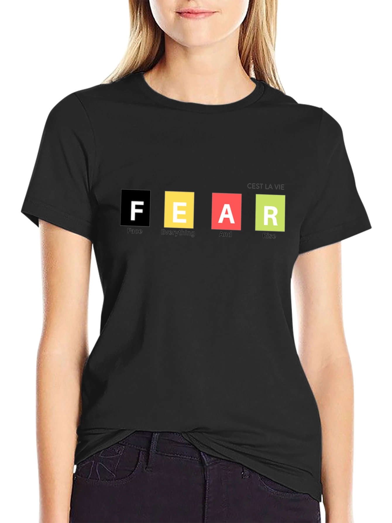 Motivational FEAR Graphic T-Shirt