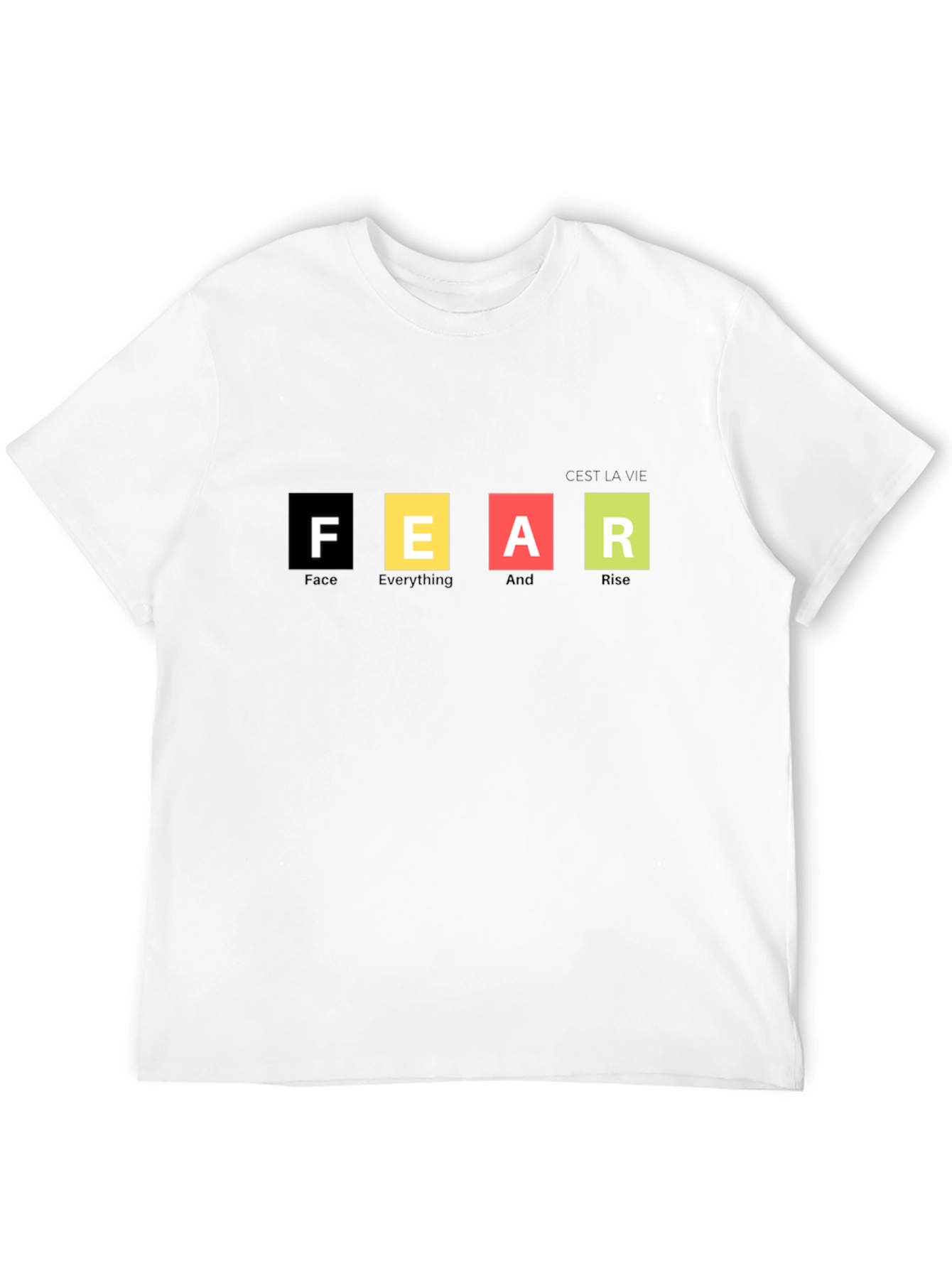 Motivational FEAR Graphic T-Shirt