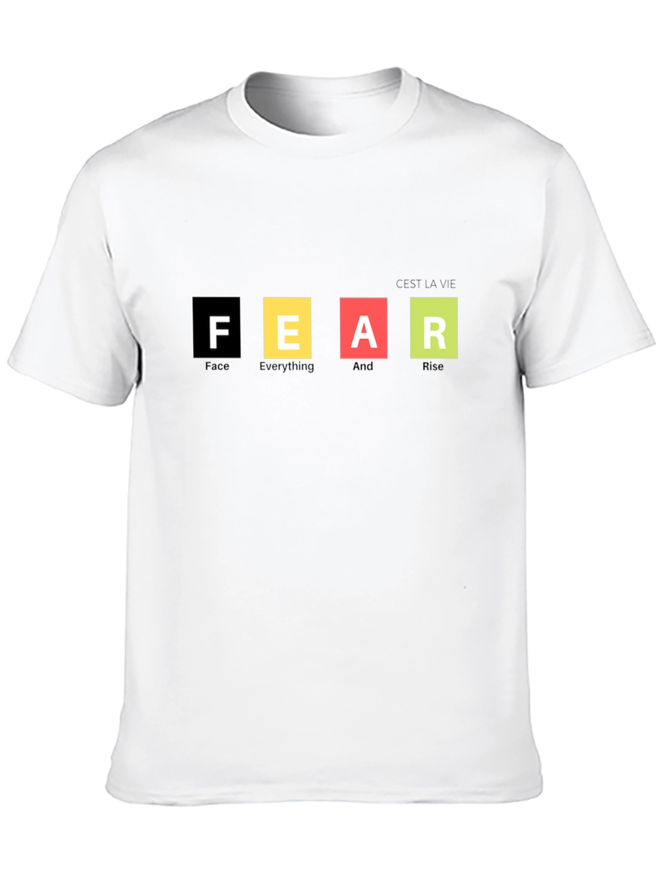 Motivational FEAR Graphic T-Shirt