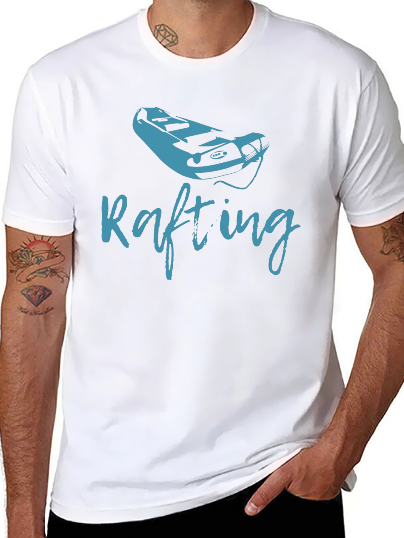 Rafting Adventure T-Shirt - Black