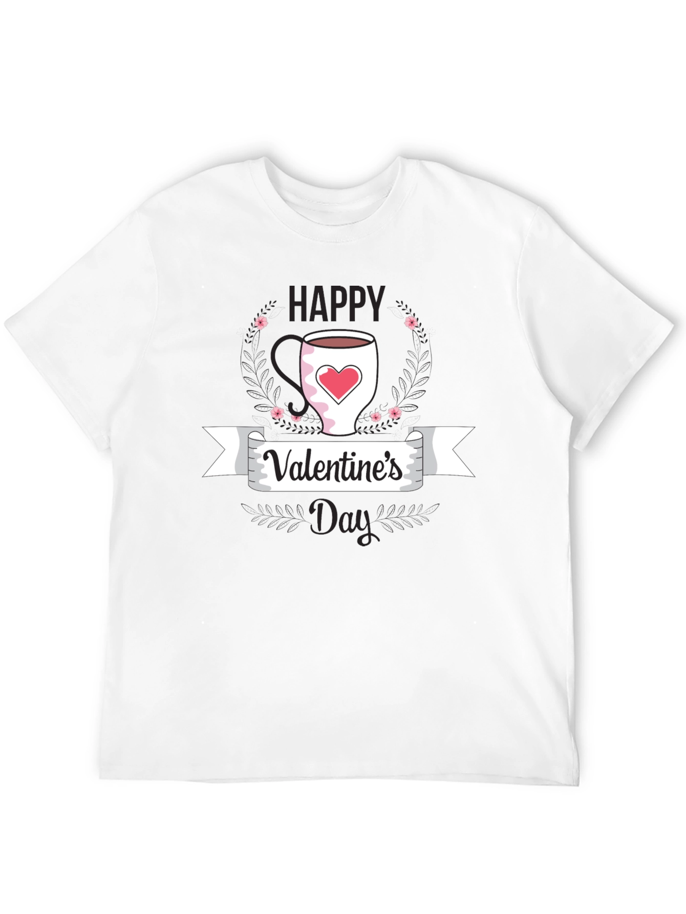 Happy Valentines Day Coffee Mug Graphic Tee