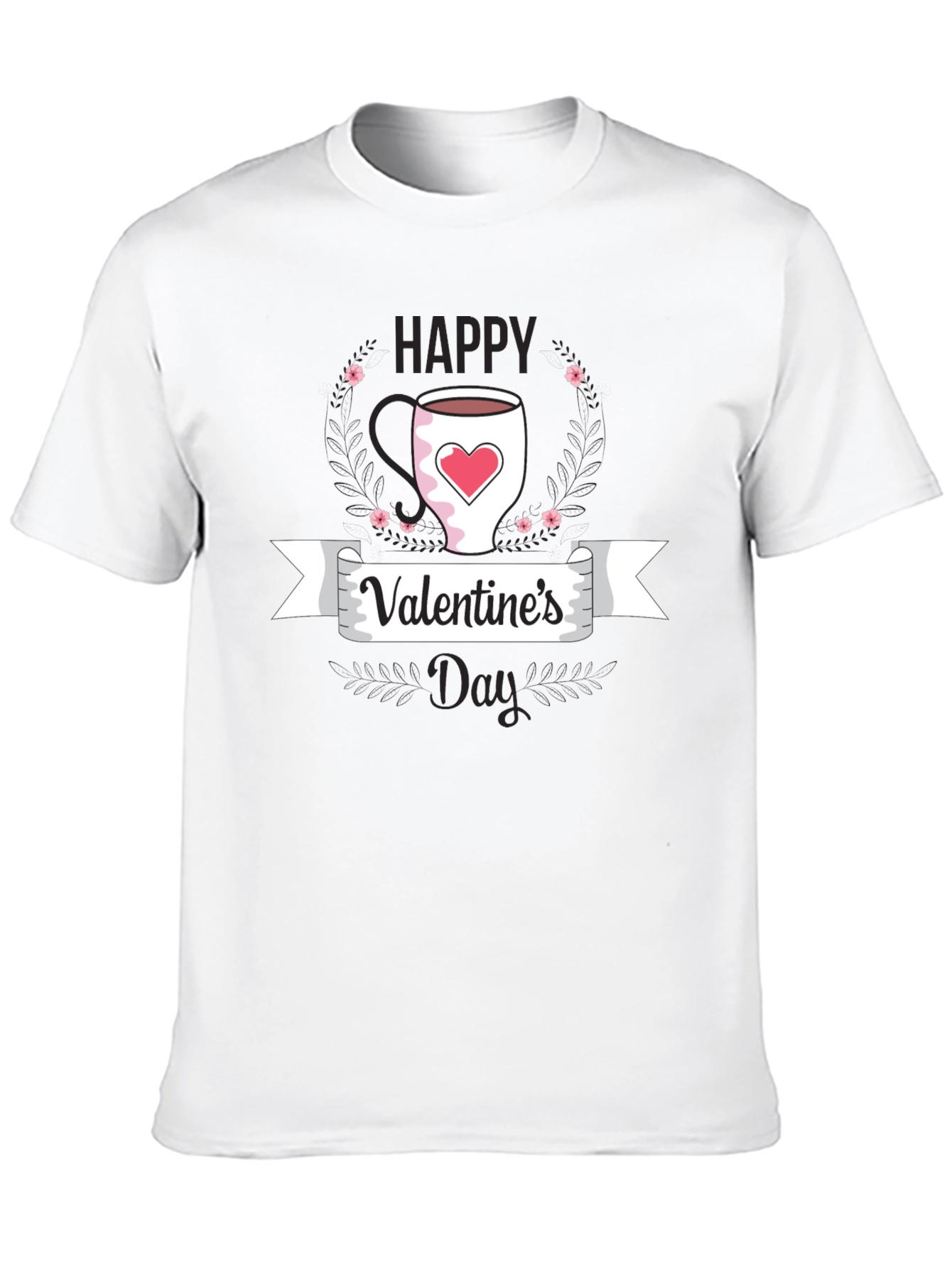 Happy Valentines Day Coffee Mug Graphic Tee