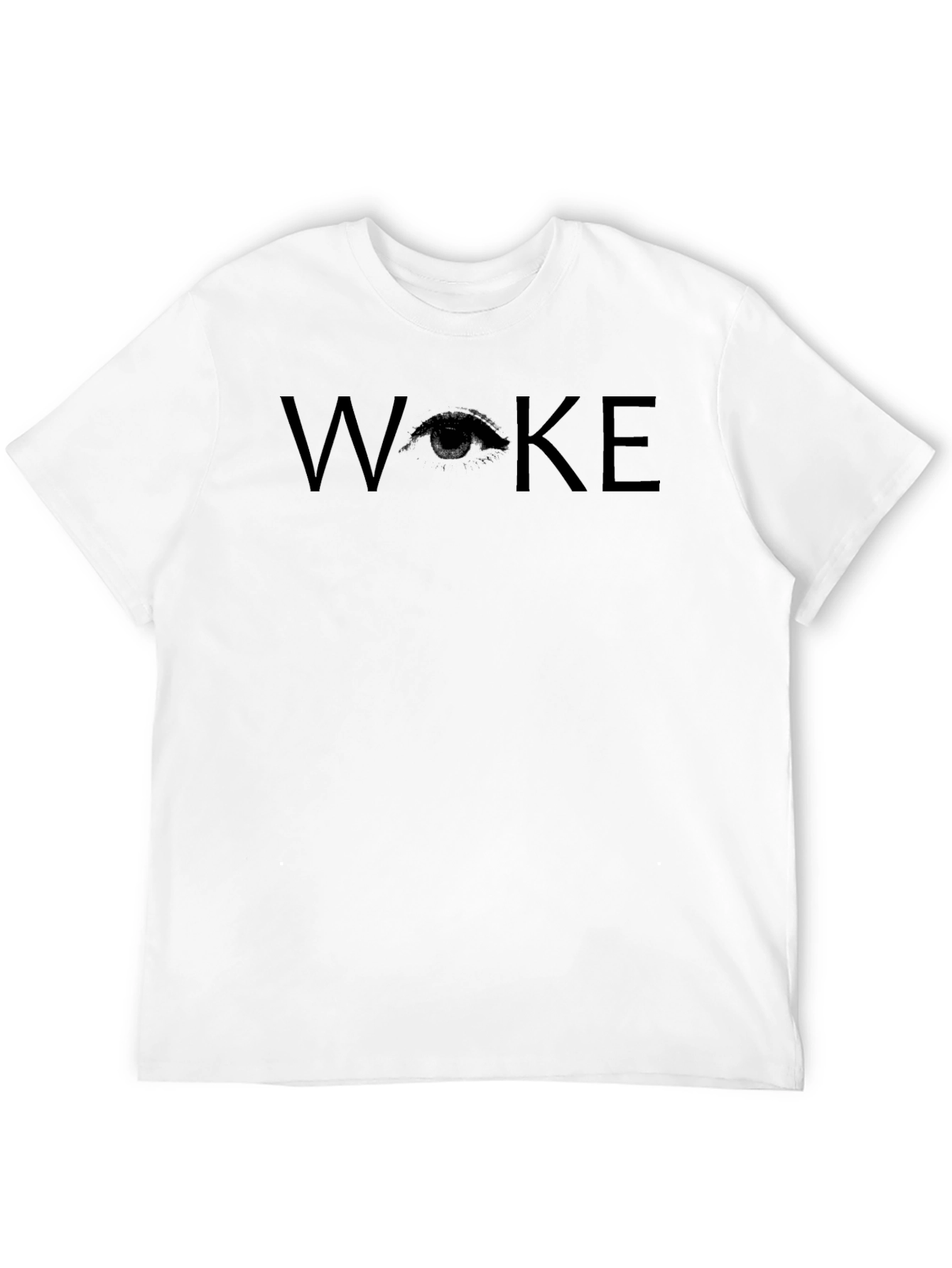 Woke Eye Graphic Tee - Stylish Social Statement Shirt