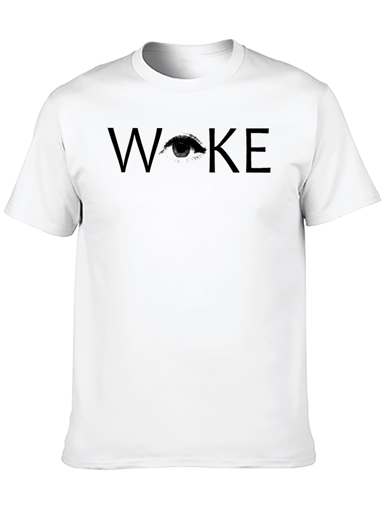 Woke Eye Graphic Tee - Stylish Social Statement Shirt