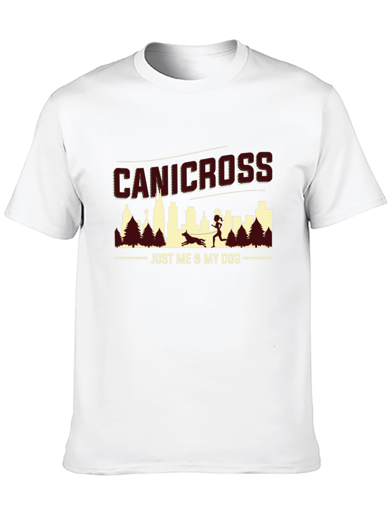 Canicross Black T-Shirt - Just Me & My Dog