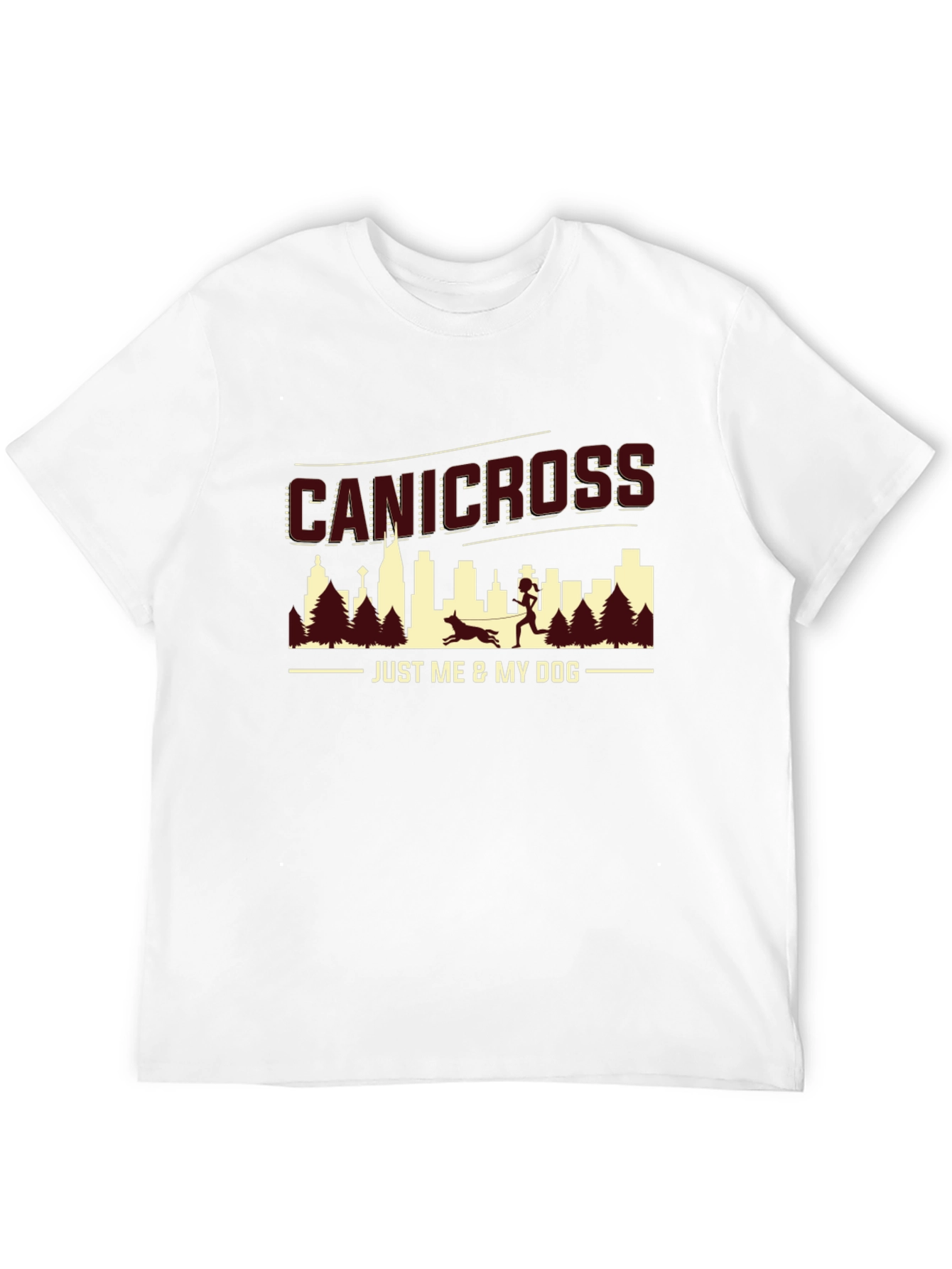 Canicross Black T-Shirt - Just Me & My Dog