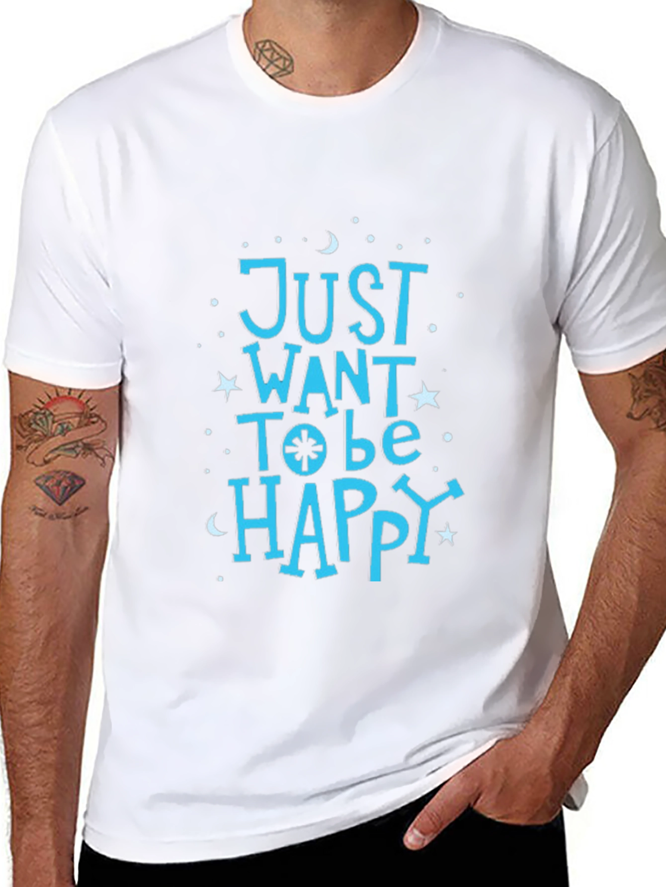 Just Want To Be Happy Tee