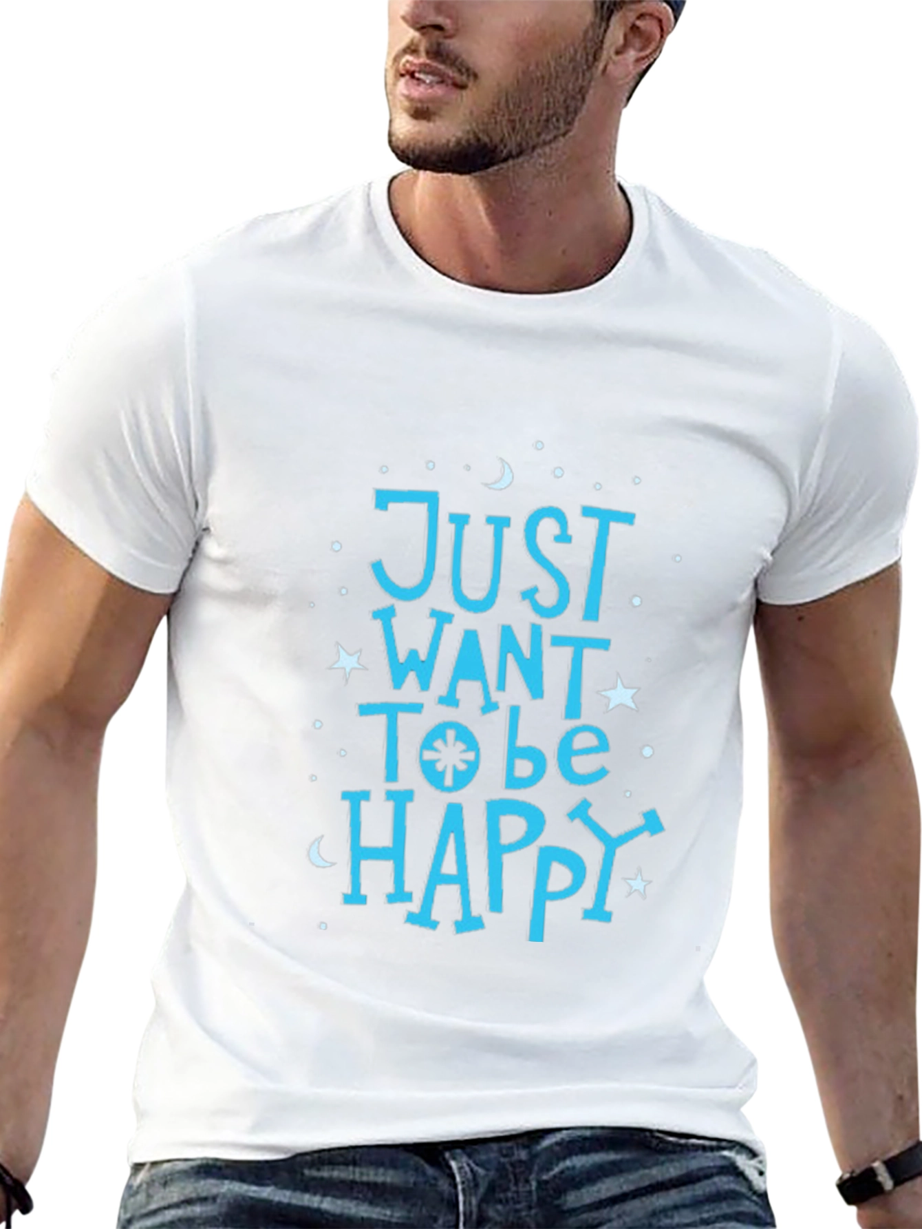 Just Want To Be Happy Tee