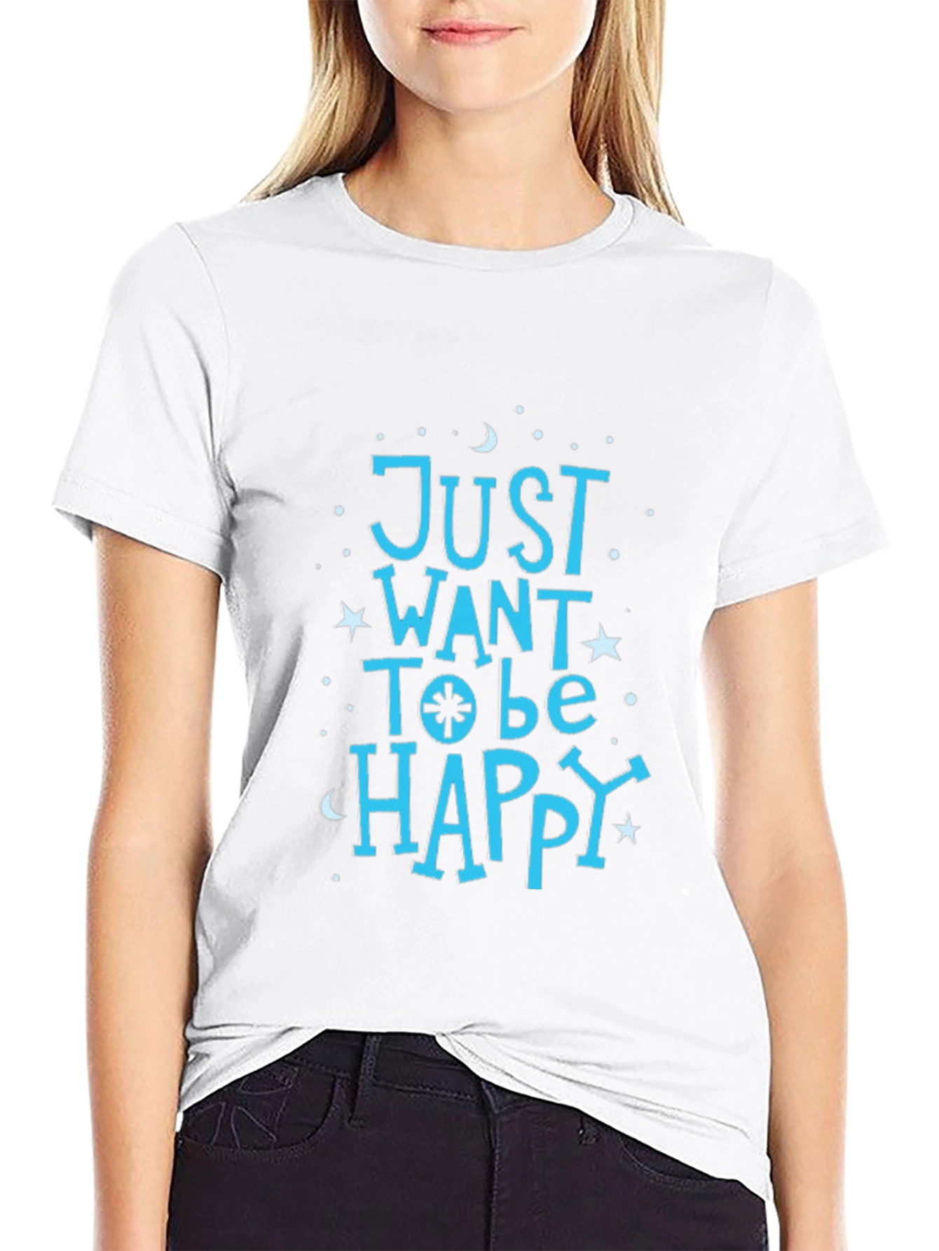 Just Want To Be Happy Tee