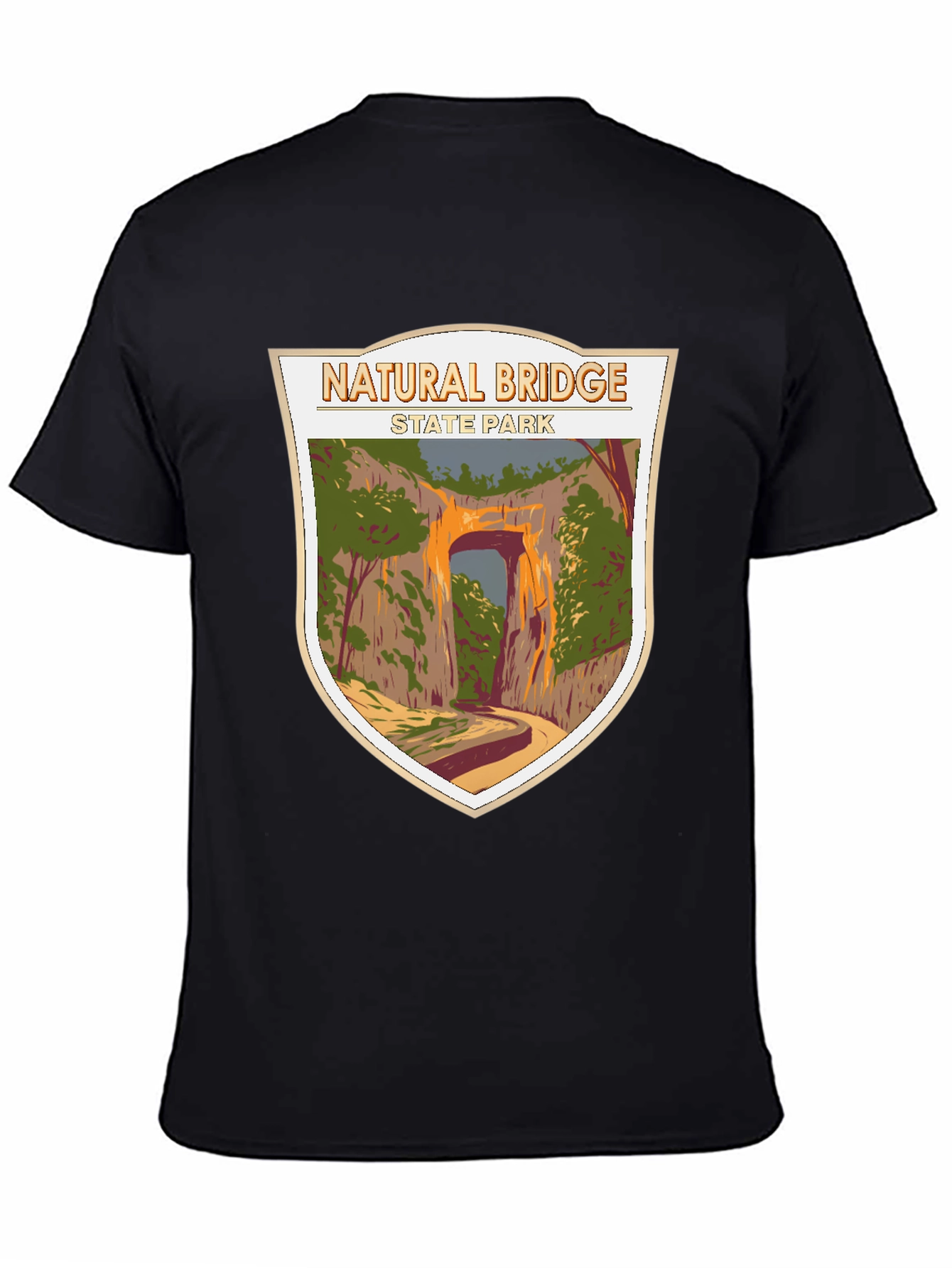 Natural Bridge State Park Graphic Tee - Black