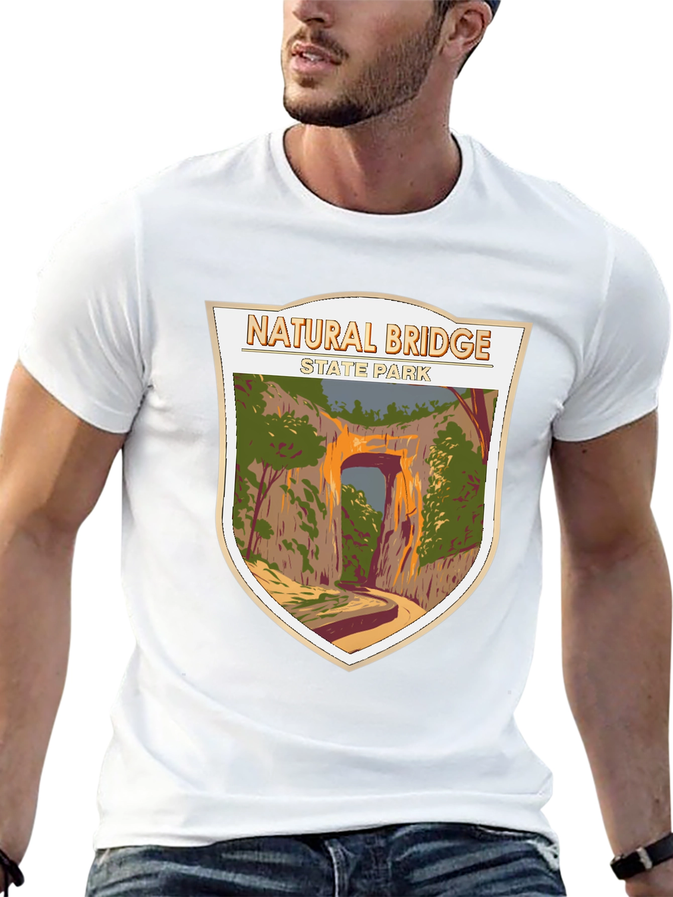 Natural Bridge State Park Graphic Tee - Black