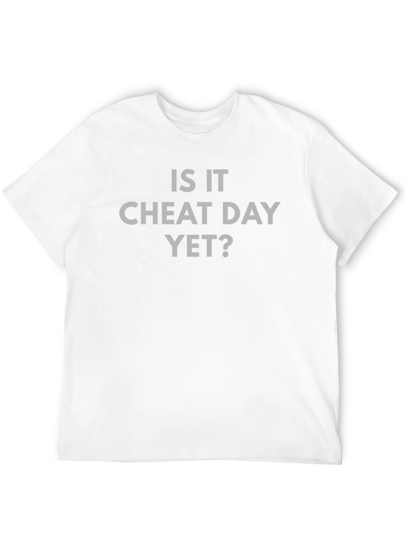 Is It Cheat Day Yet? Black T-Shirt