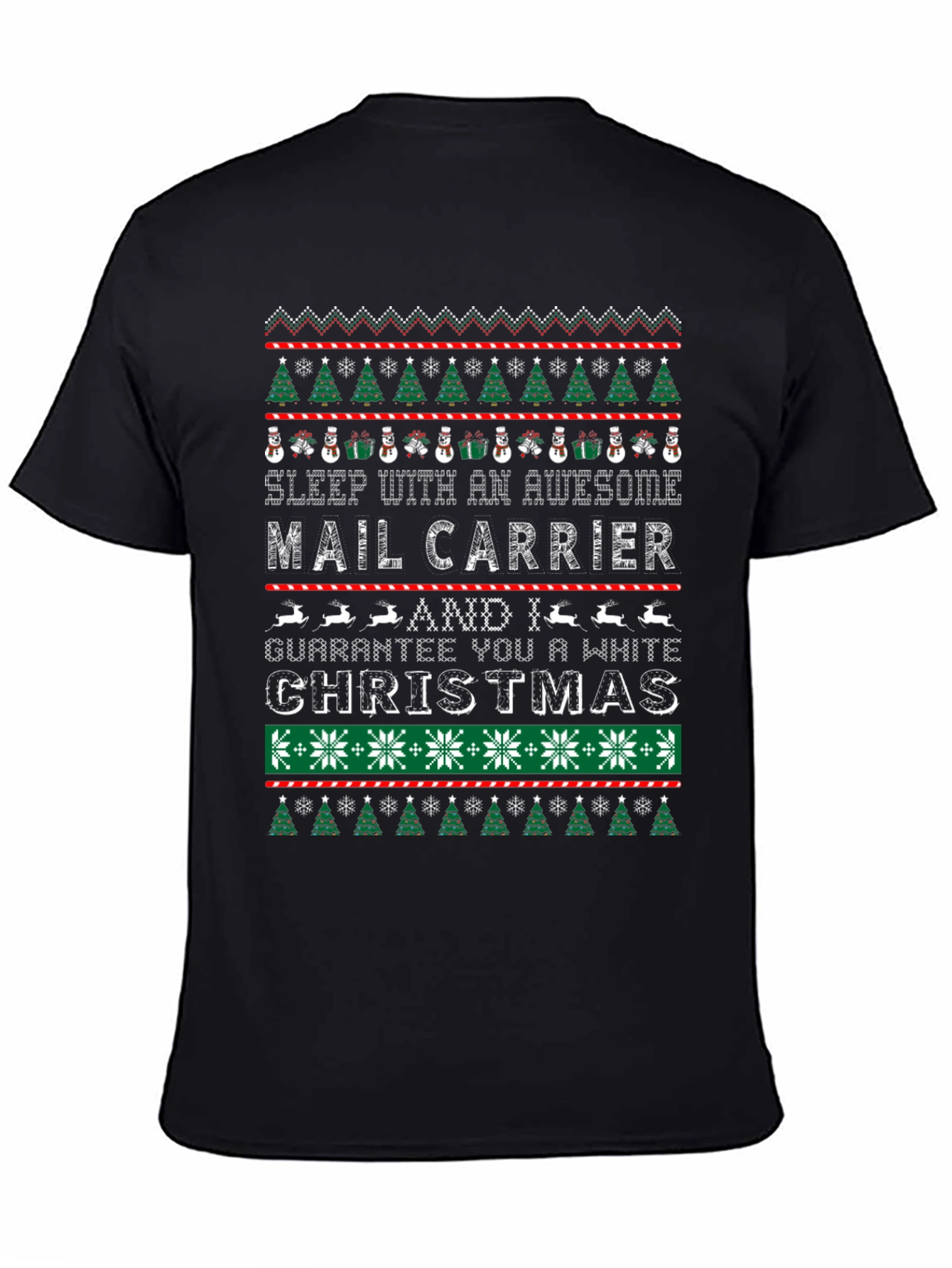 Funny Christmas Mail Carrier T-Shirt