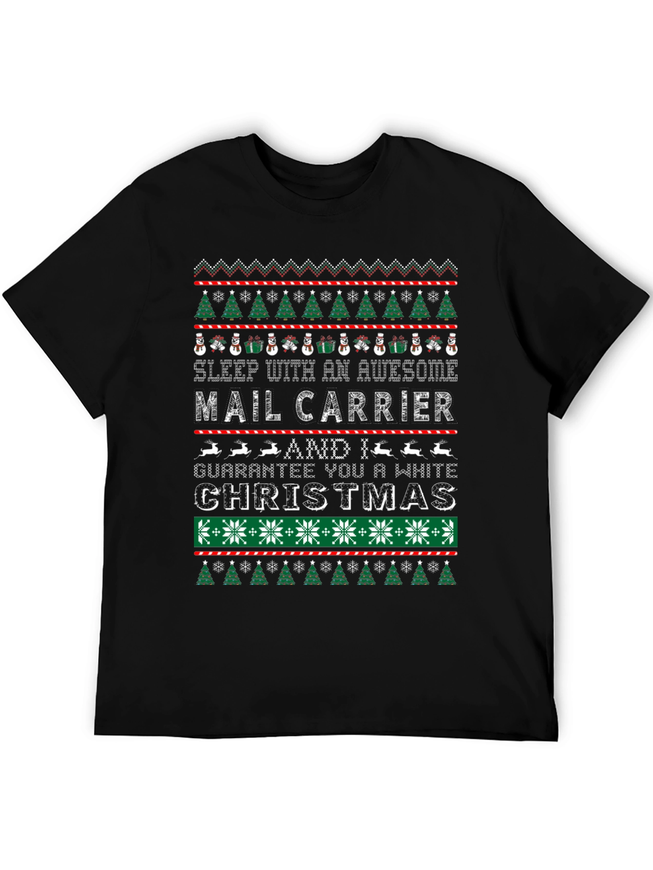 Funny Christmas Mail Carrier T-Shirt