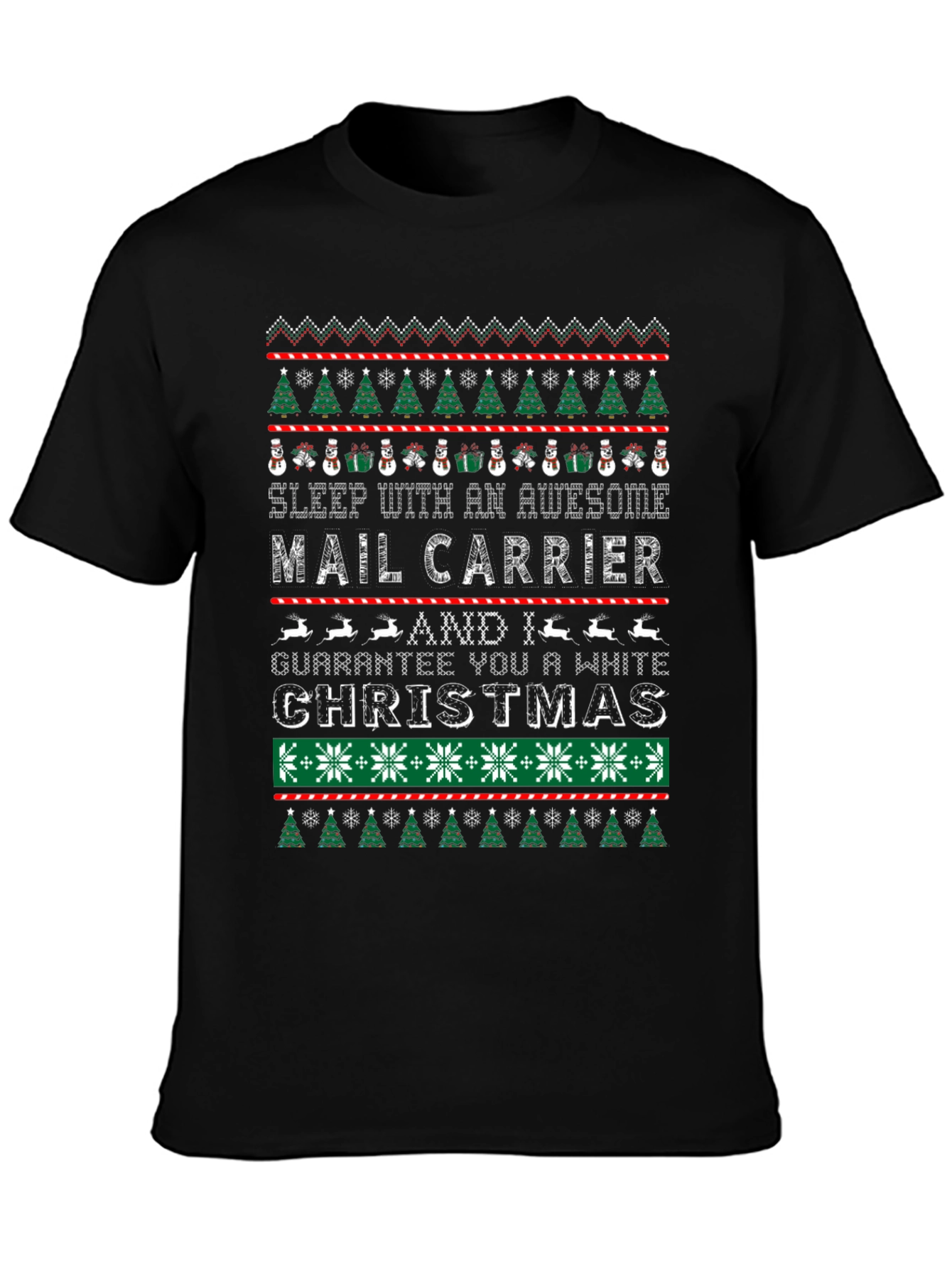 Funny Christmas Mail Carrier T-Shirt