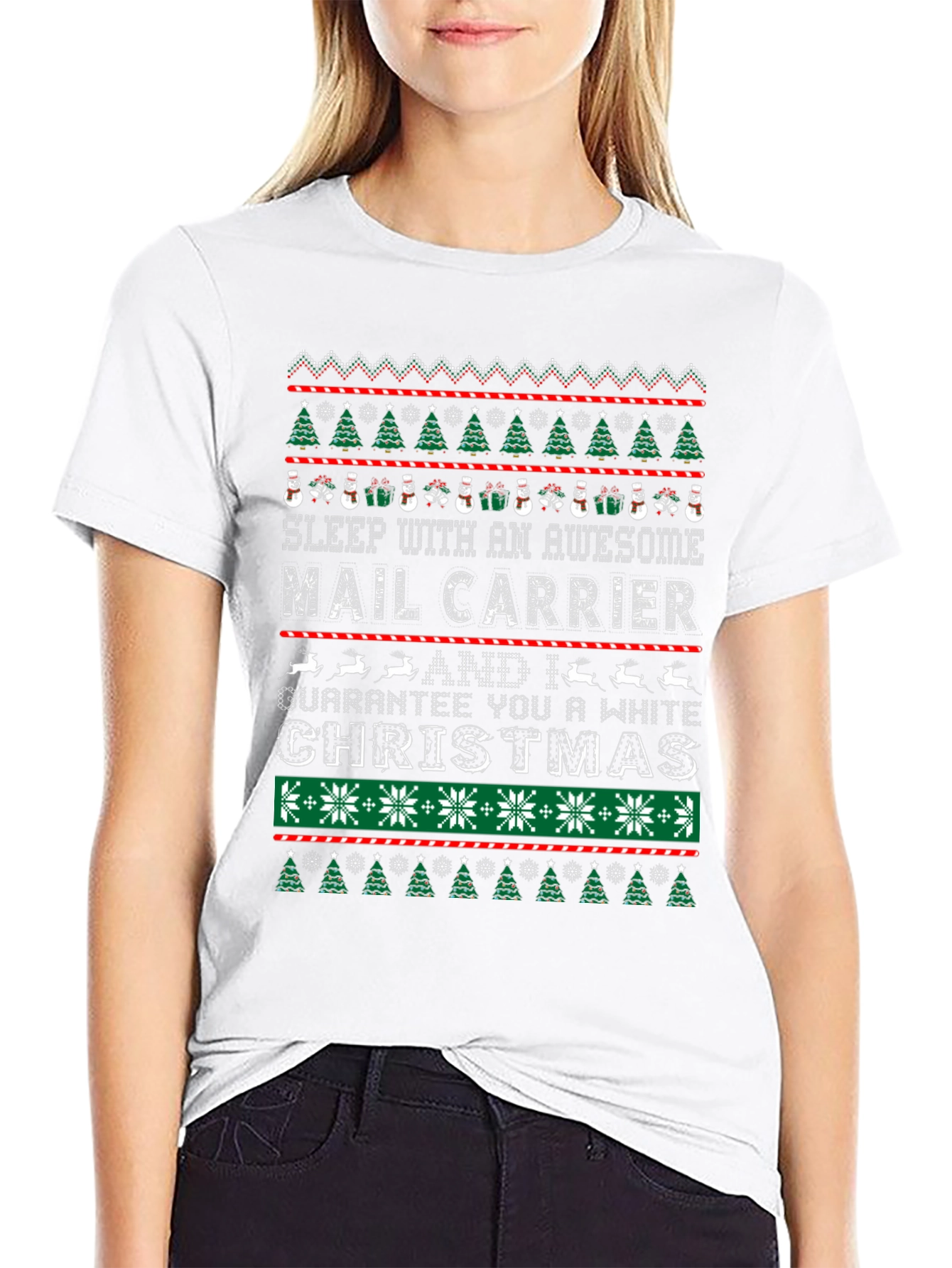 Funny Christmas Mail Carrier T-Shirt