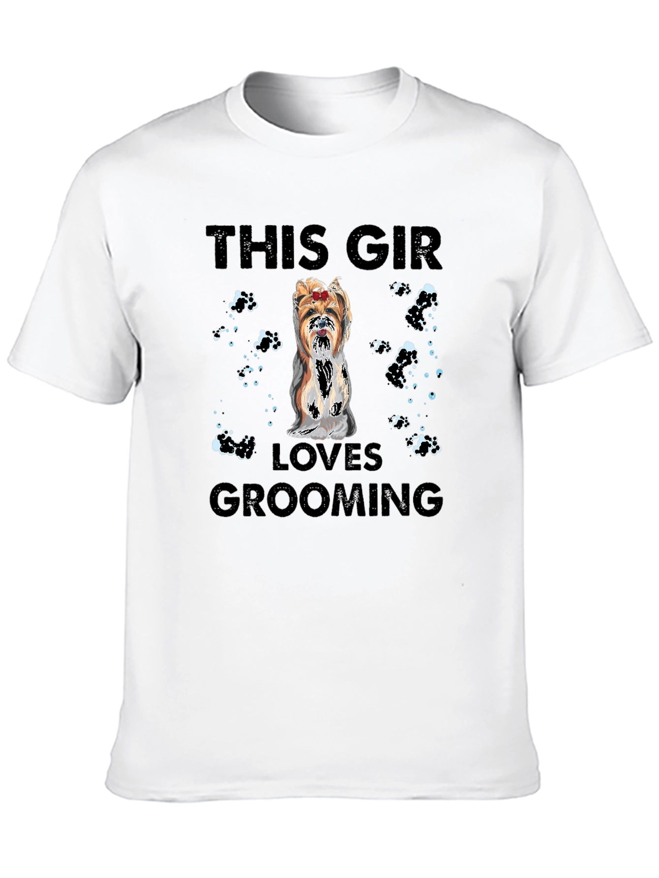 Dog Grooming T-Shirt - This Girl Loves Grooming