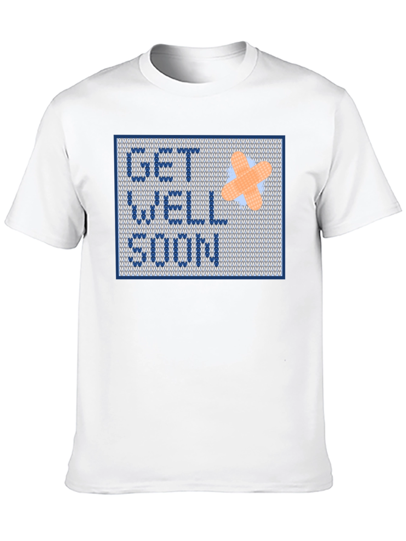 Get Well Soon Shirt - Cross Stitch Design