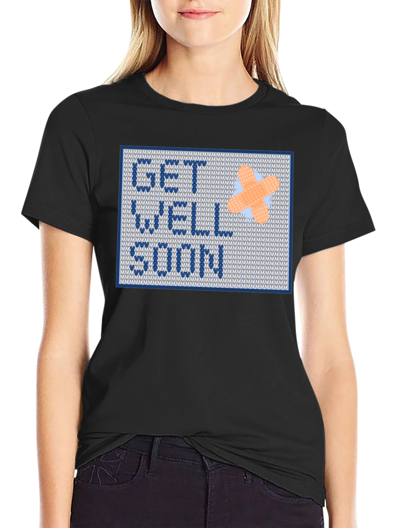 Get Well Soon Shirt - Cross Stitch Design