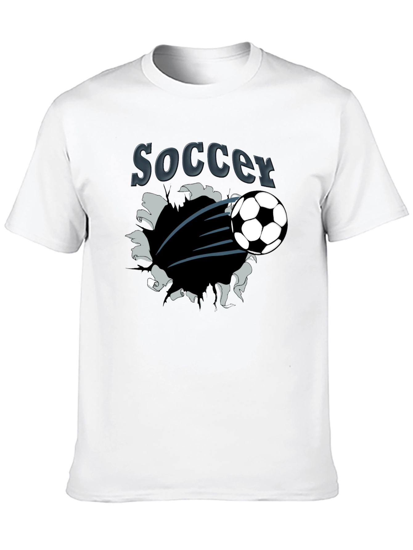 Soccer Graphic T-Shirt - Black