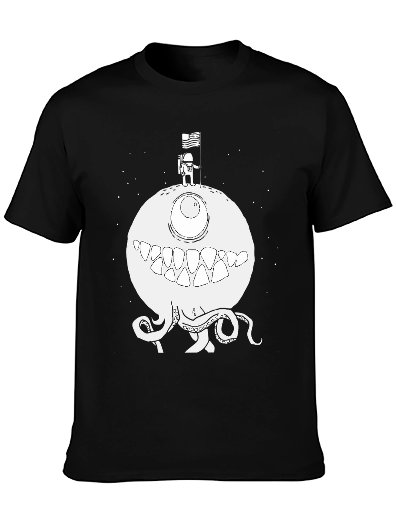 Astronaut on Monster Planet Graphic Tee