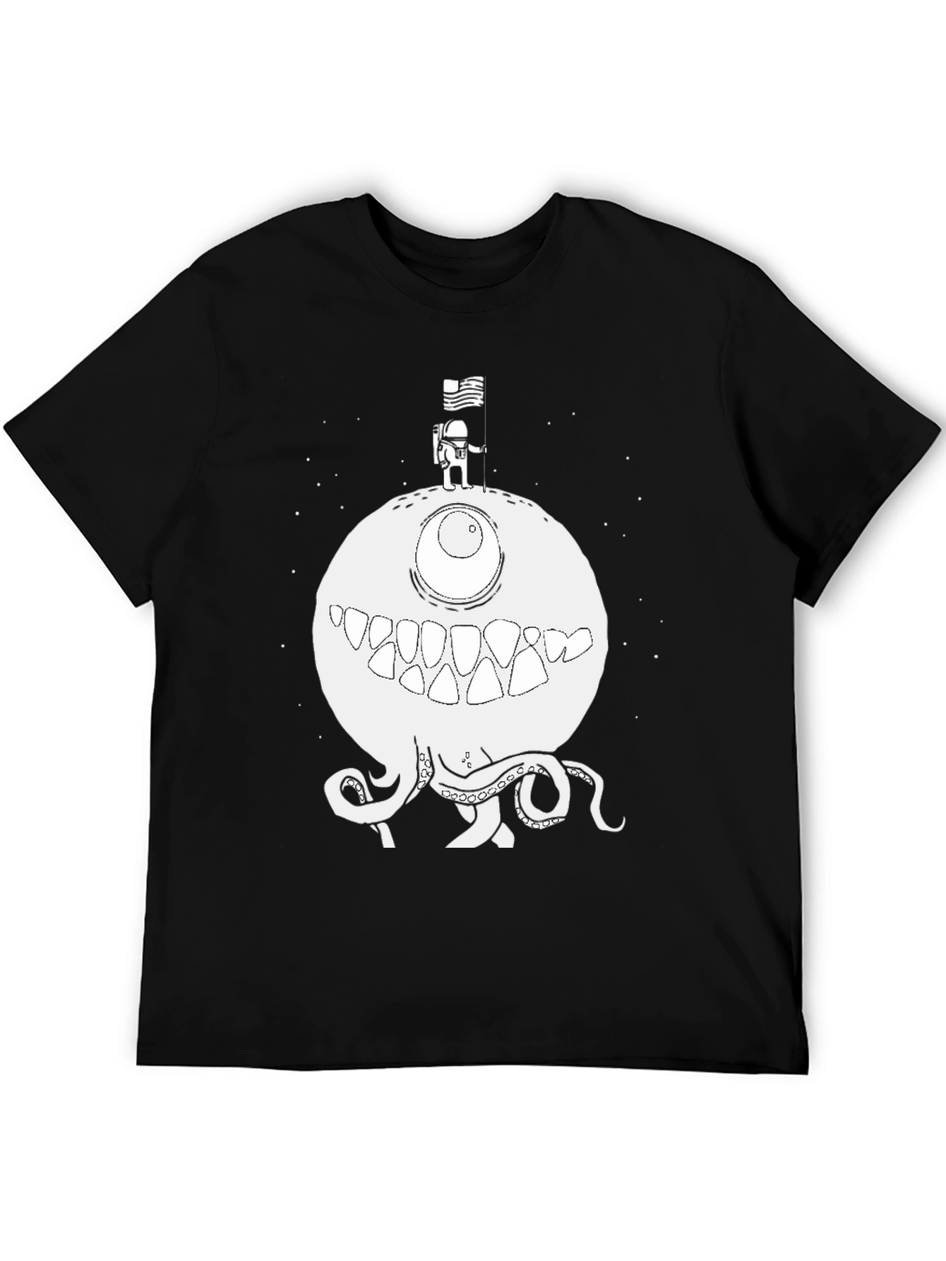 Astronaut on Monster Planet Graphic Tee